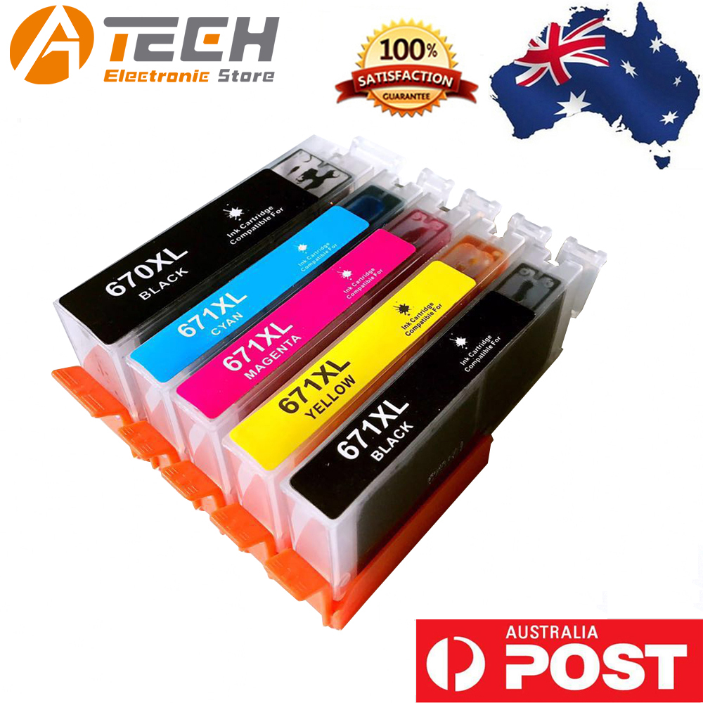 Multi Pack Ink For Canon PGI 670XL CLI 671XL Pixma MG5760 MG5766 MG6860