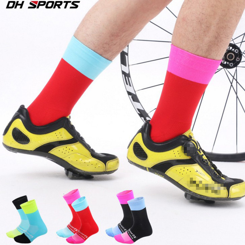 Pro Mens Womens XC Cycling Ankle Socks Riding Anti-Sweat Breathable Sports Socks