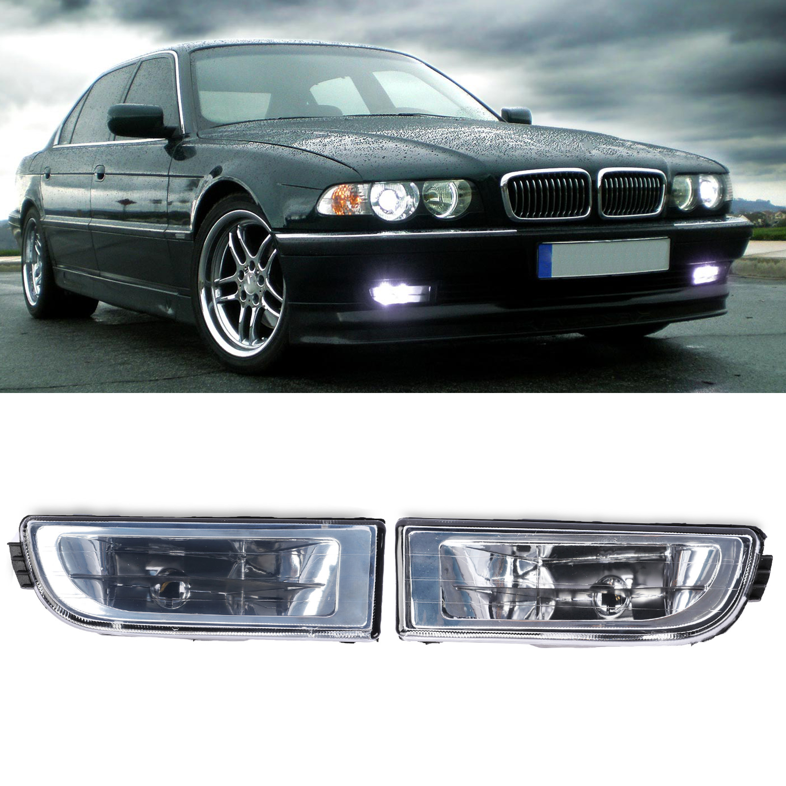 Front Bumper Fog Light Lamp For Bmw E Series I Il I Il