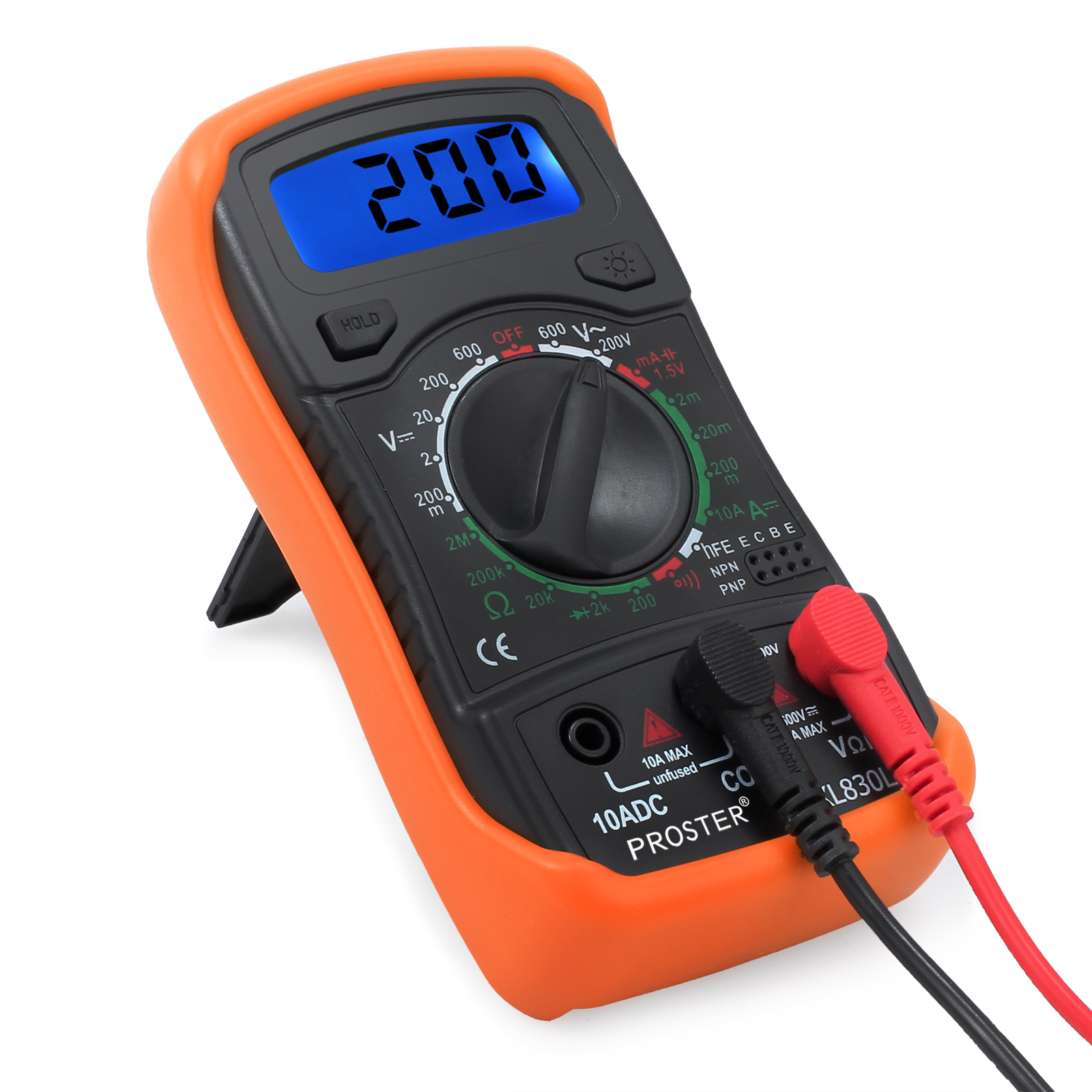 Digital Lcd Multimeter Ac Dc Voltmeter Ammeter Ohm Circuit Checker Tester Meter Ebay