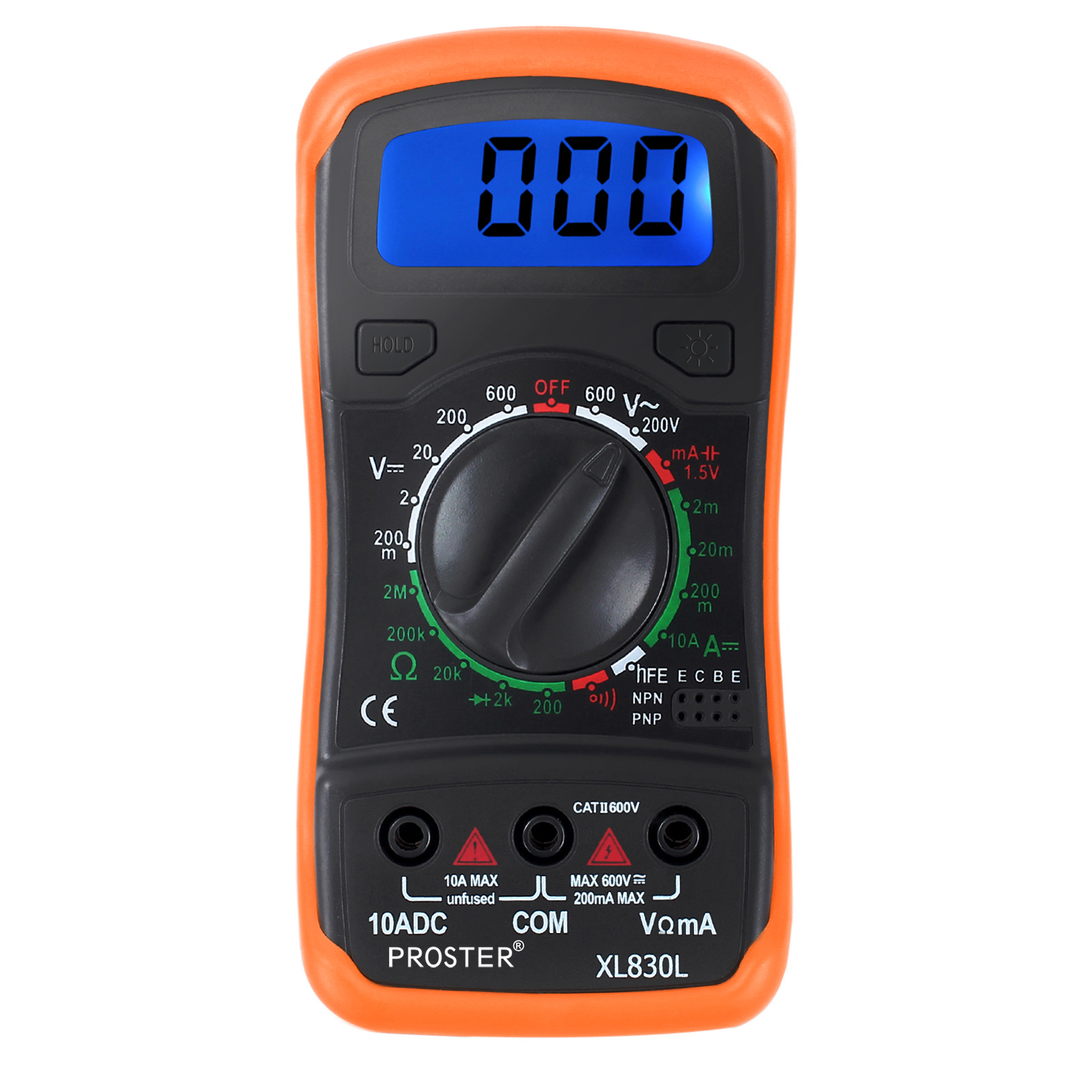 Digital Lcd Multimeter Ac Dc Voltmeter Ammeter Ohm Circuit Checker Tester Meter Ebay