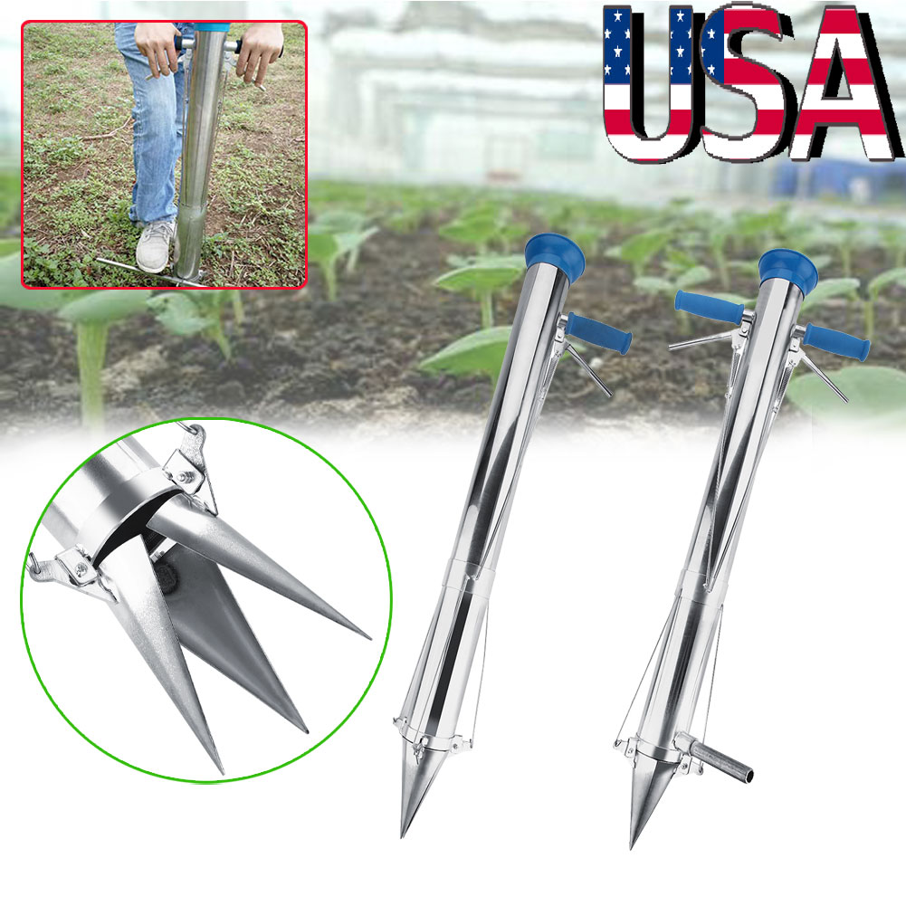 Hand Held Manual Planter Transplanter Seeder Seedling Bulb Planting