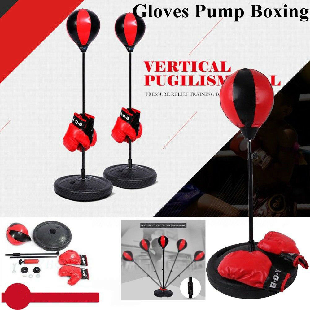 PROFI Boxen Set Standboxsack Punchingball Standbox Punching Erwachsene//Kinder DE