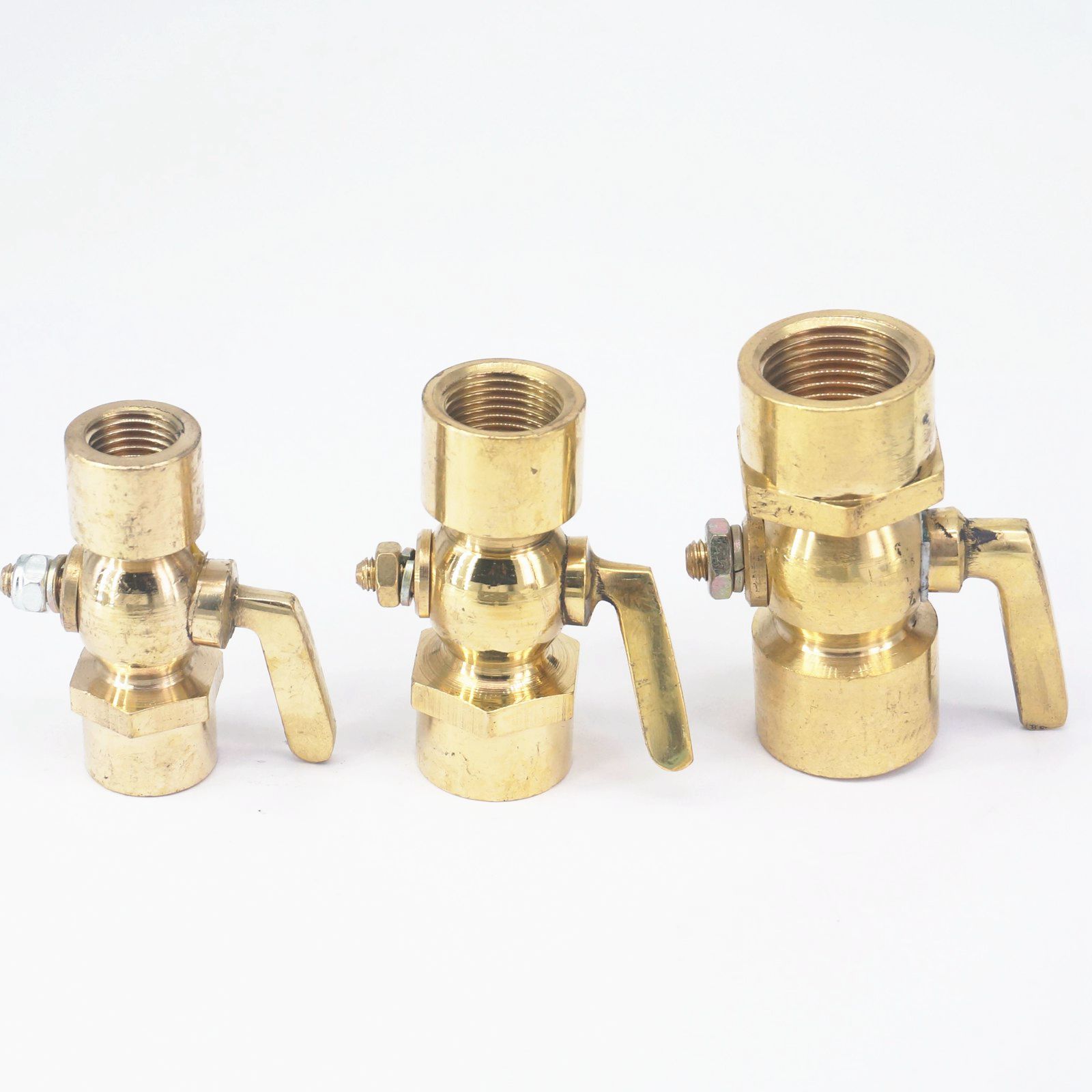 Bsp Female Threaded Brass Drain Petcock Shut Off Valve