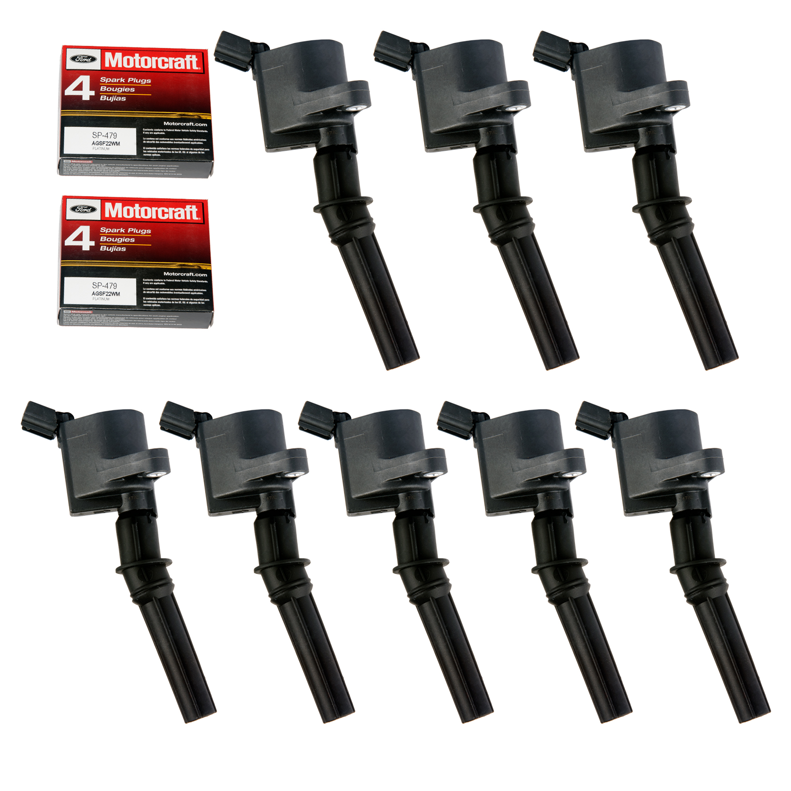 Ignition Coils For Ford F Expedition Mustang With Motorcaft Spark