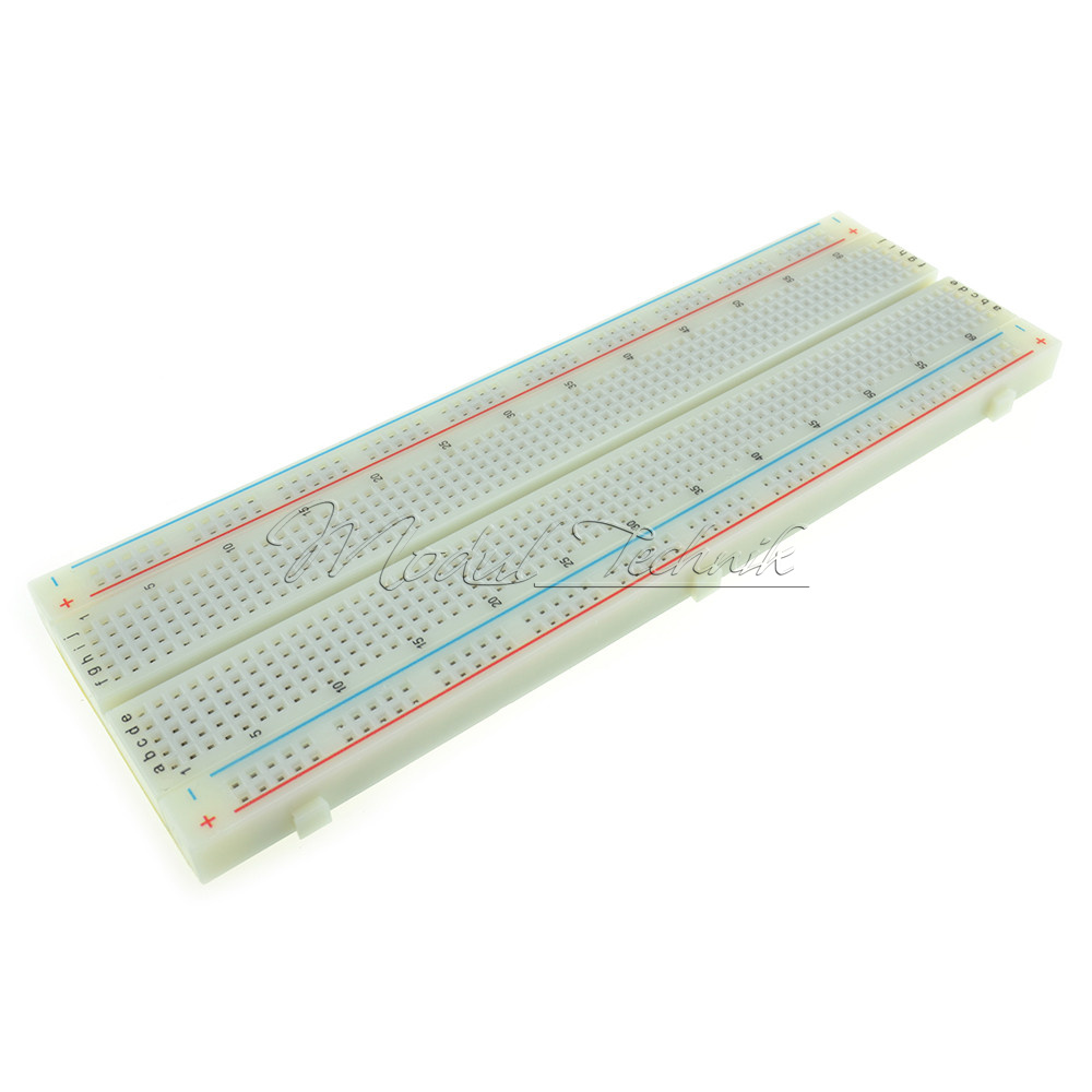 MB102 Power Supply Module 3.3V 5V+MB102 Breadboard Board 830 Point Jumper cable