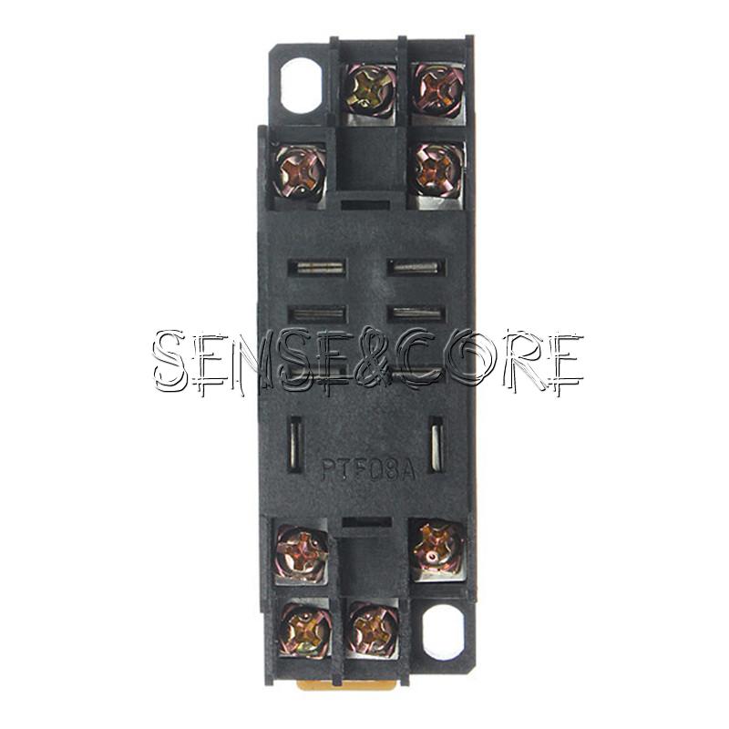10A AC 220V Coil Power Relay DPDT LY2NJ HH62P HHC68A-2Z With Socket Base New