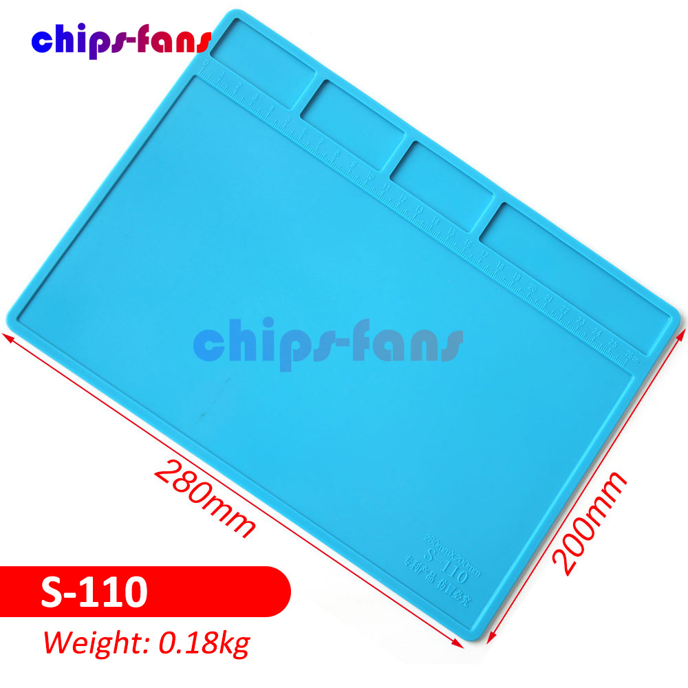 Anti Static Magnetic Heat proof Insulation Mat Silicone Pad For Solder Repair