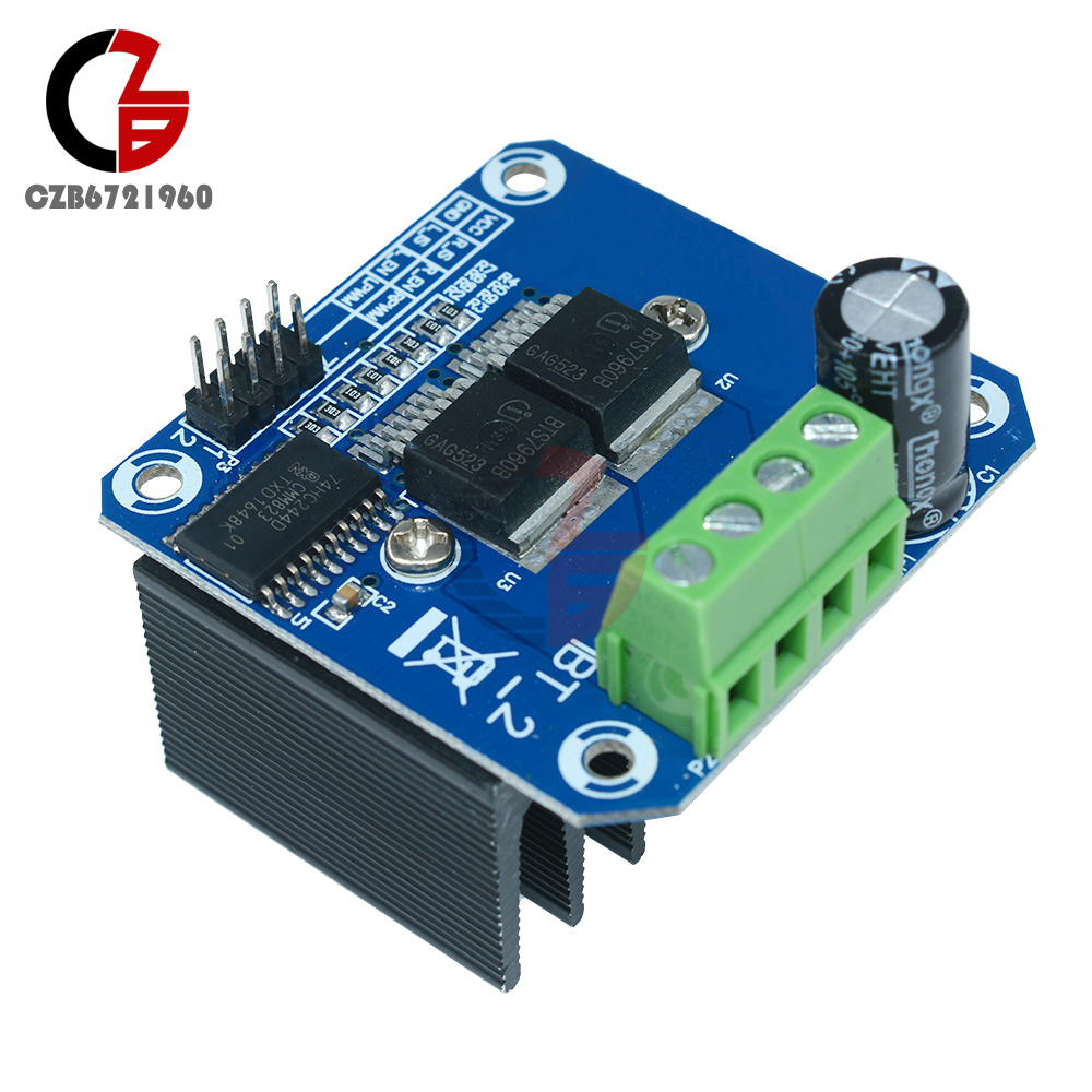1-10Pcs Double BTS7960B DC Stepper Motor Driver H-Bridge PWM Board For Arduino