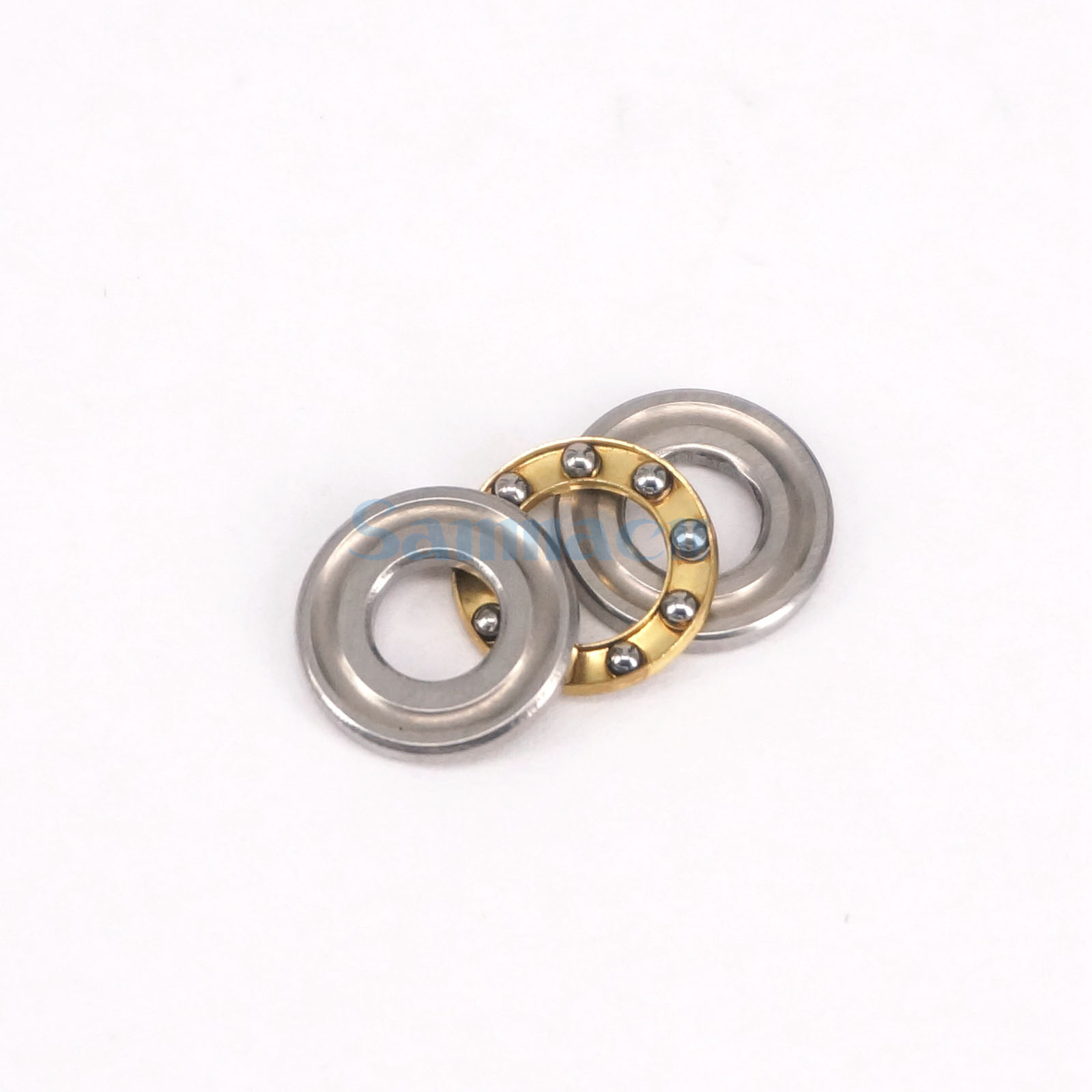I//D 3mm To 10mm Miniature Axial Ball Flat Washers Thrust Bearings 3-Parts ABEC-1