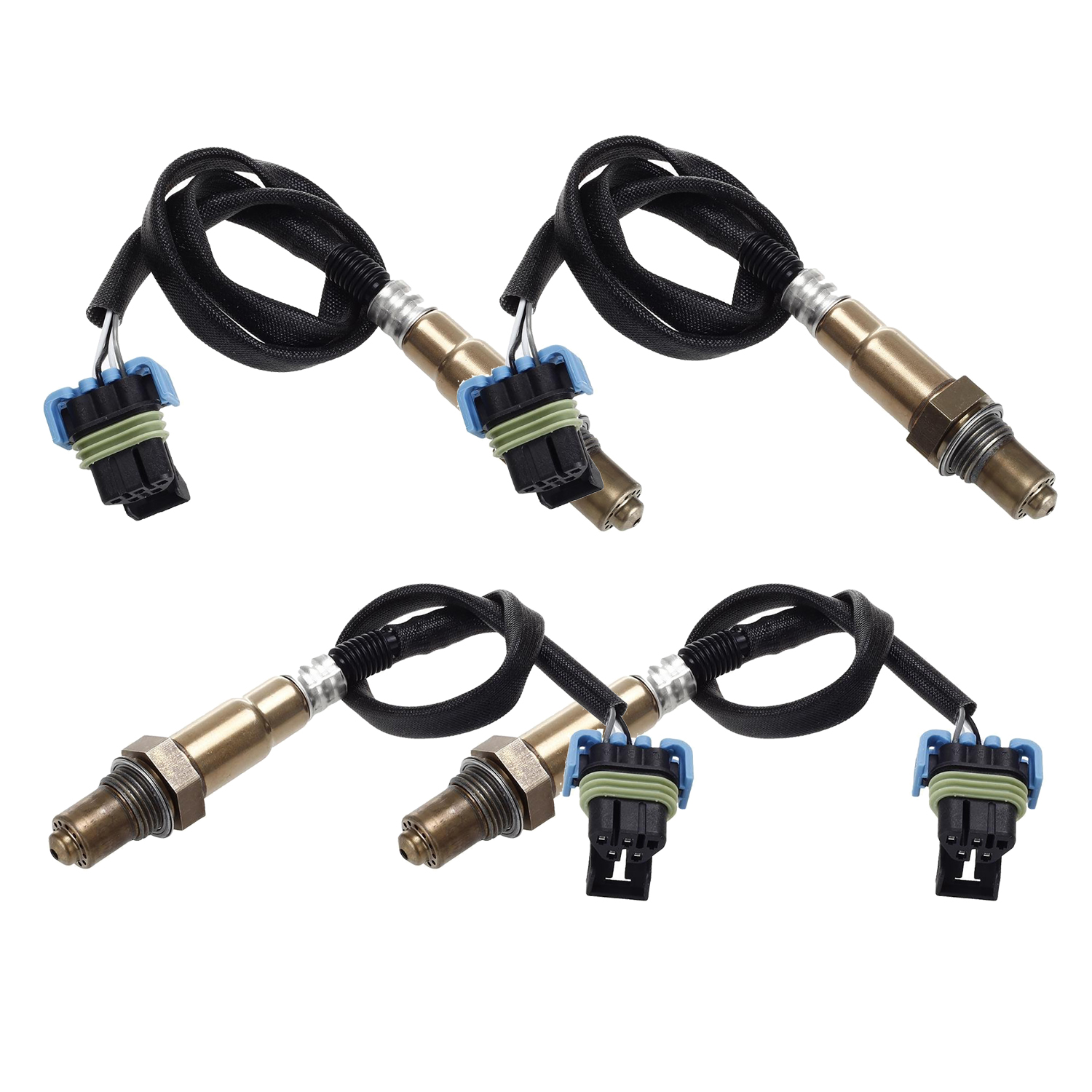 4Pcs Up + Downstream O2 Oxygen Sensor For Buick Chevy GMC Saturn 3.6L ...