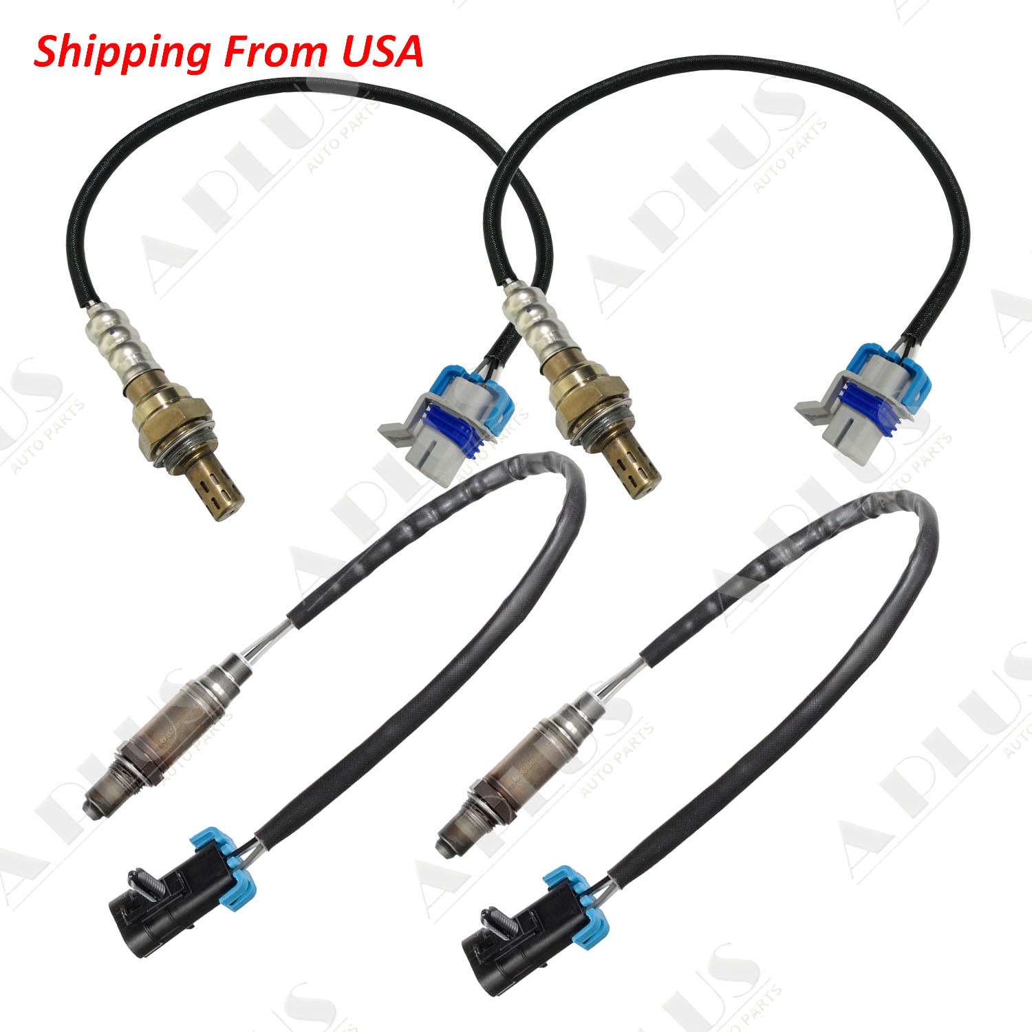 4Pcs Up//Downstream O2 Oxygen Sensor Direct Fit Buick Chevrolet GMC Saturn 3.6L