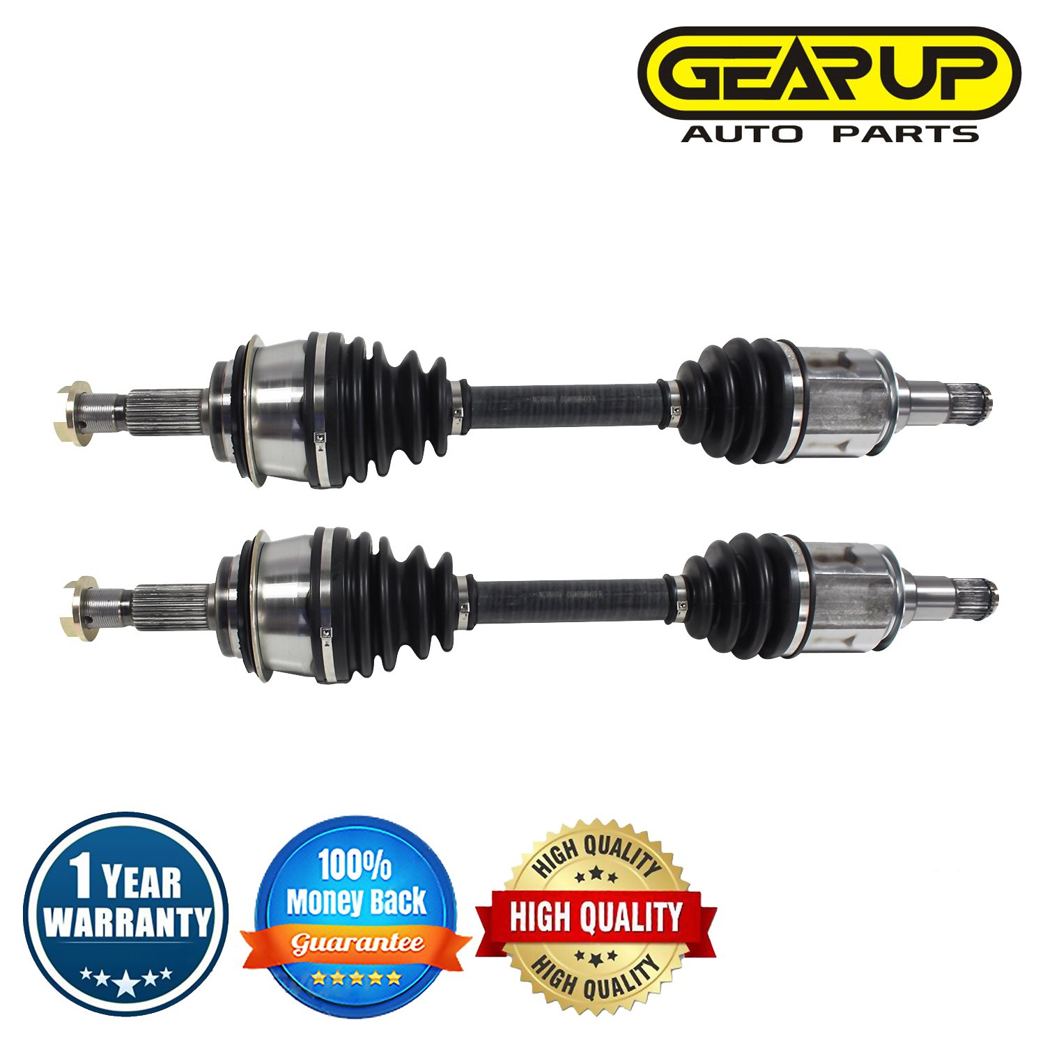 Front Pair CV Joint Axle Assembly For Toyota Pickup 4WD 2.7L 4