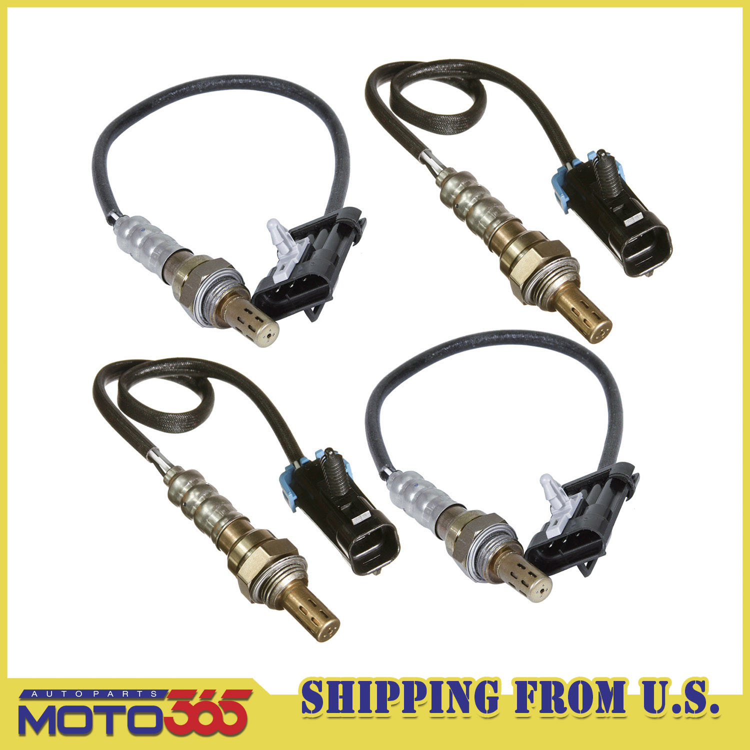 4Pcs Upstream /& Downstream Oxygen O2 Sensor For 1999-1996 Chevy C1500 Truck 5.7L