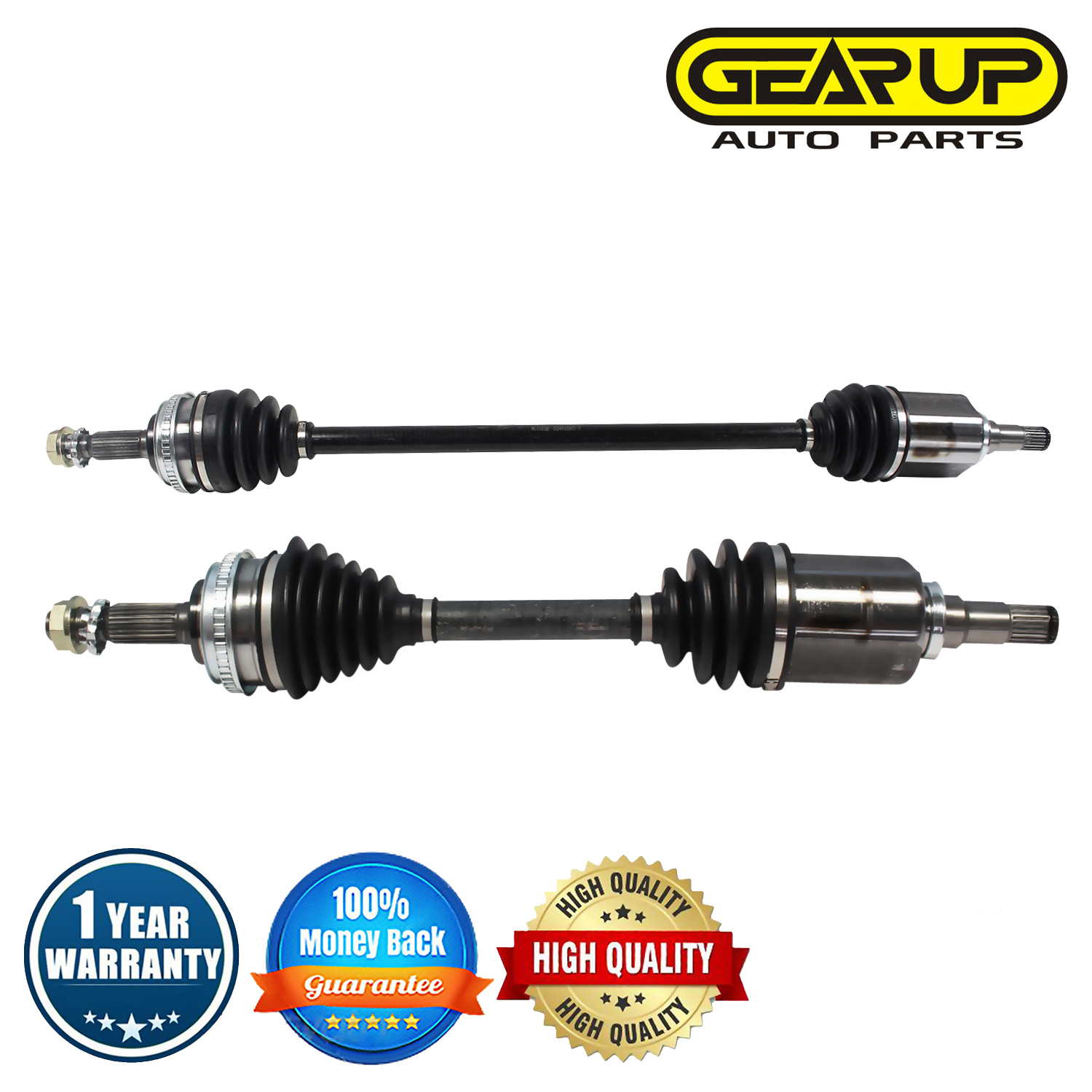 FRONT Driver & Passenger CV Axle Shaft For TOYOTA COROLLA 1993-2002 FWD