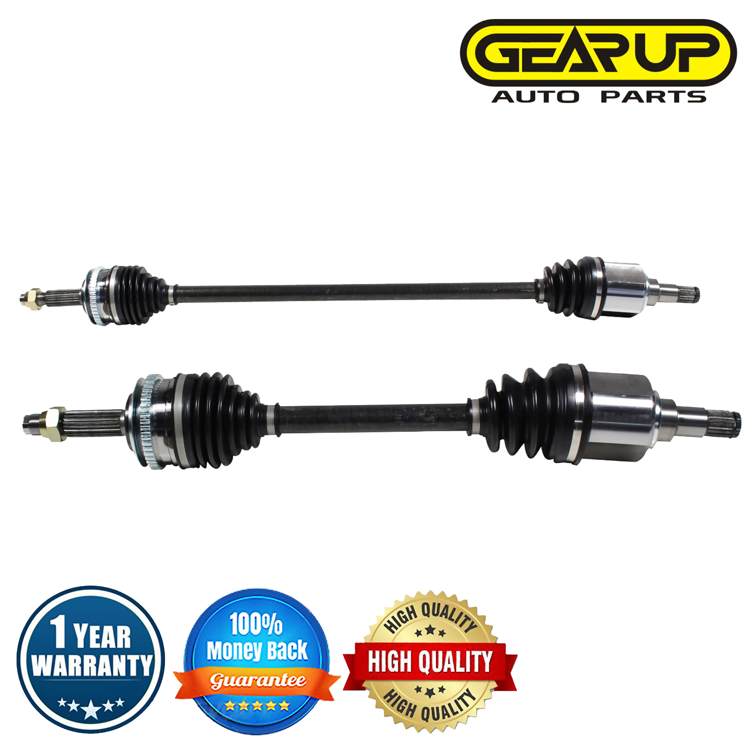 2pc Front CV Axle Shaft Pair Set For Chevy Aveo Sedan Auto Trans 1.6L