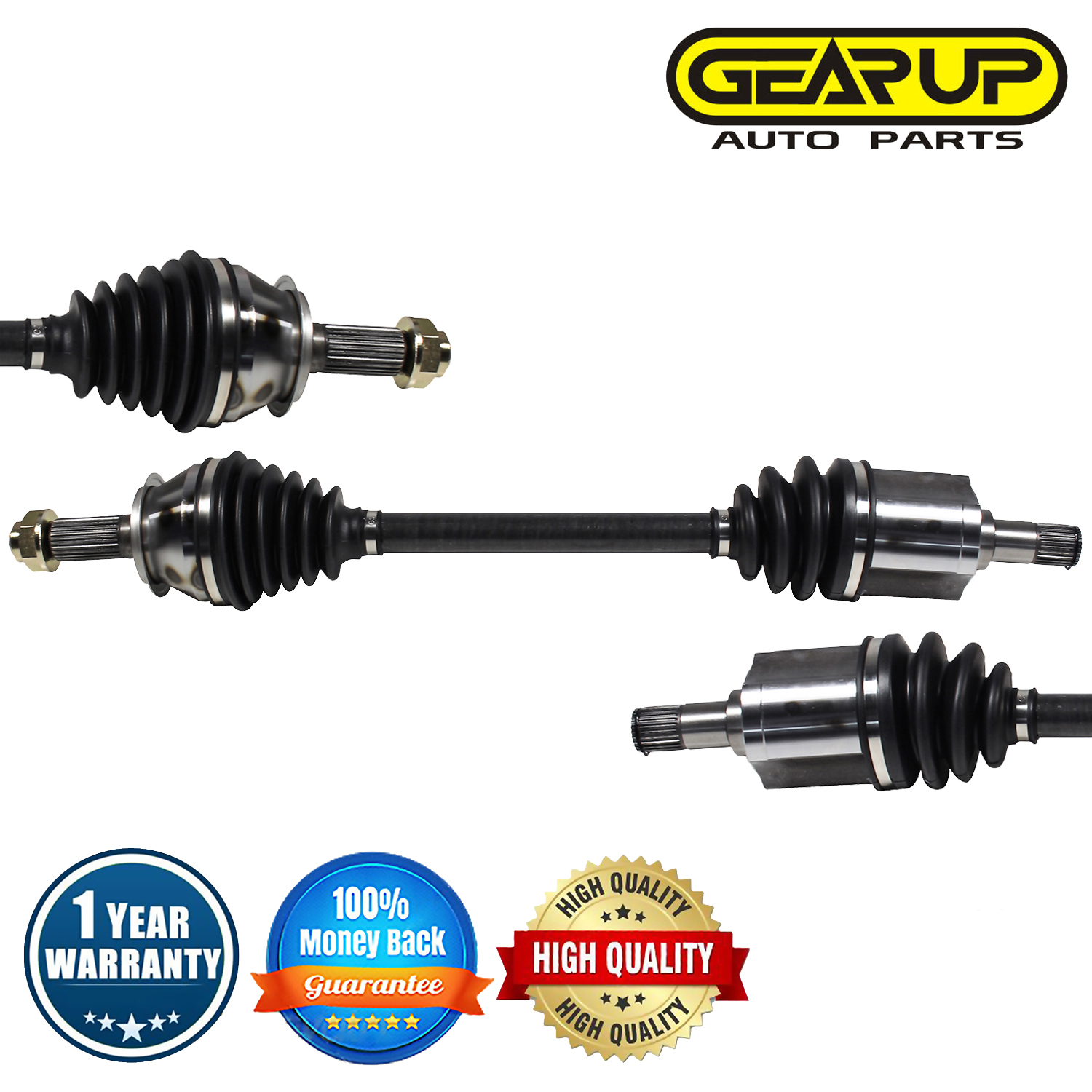 Pair Front CV Axle Joint Assembly For Honda CRV CRV SE Sport 2.4L 4