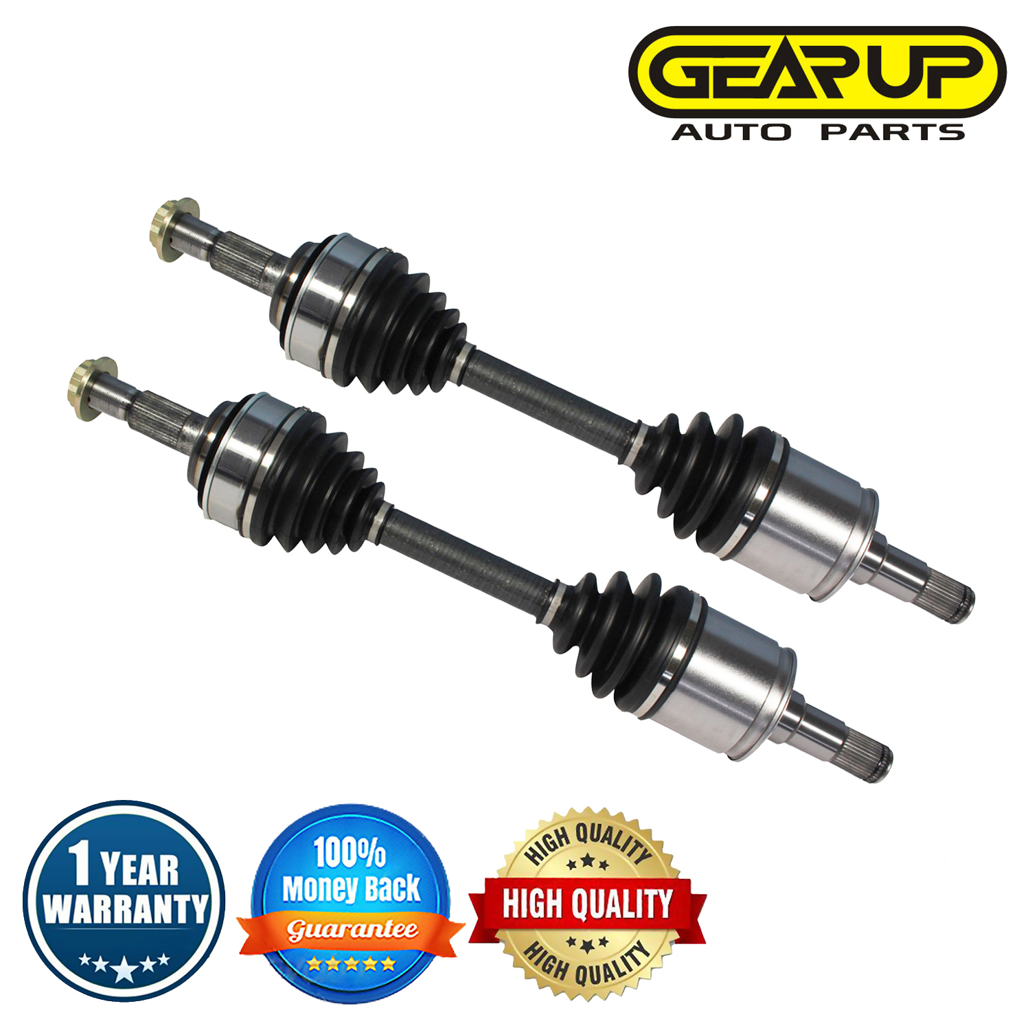 Pair CV Axle Joint Assembly Front For Toyota Tundra Pickup 4.0L 4.6L 5