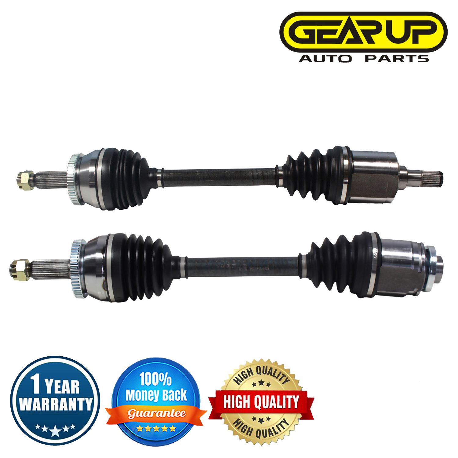 New Front CV Axles Both Sides fit Hyundai Santa Fe FWD 4cyl Manual Trans Only