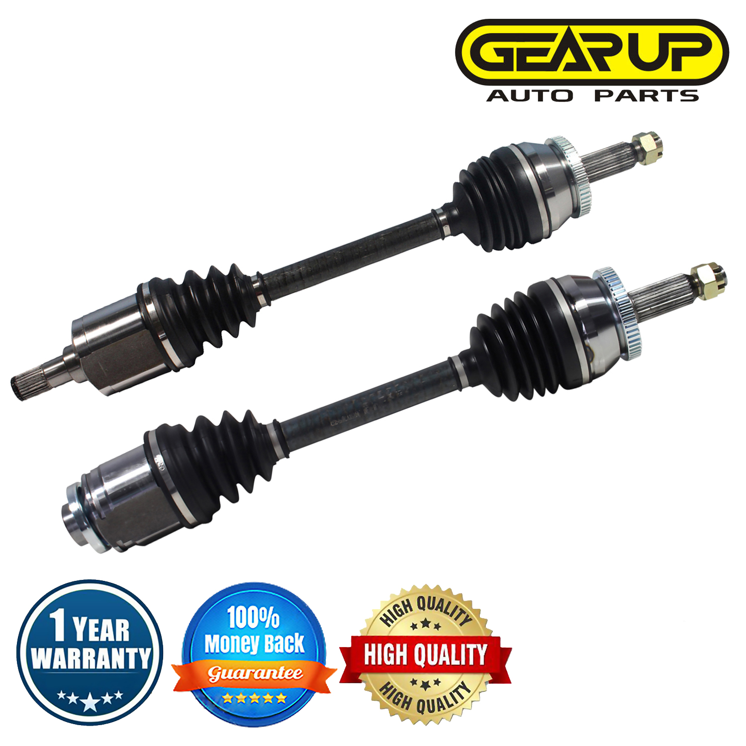 New Front CV Axles Both Sides fit Hyundai Santa Fe FWD 4cyl Manual Trans Only