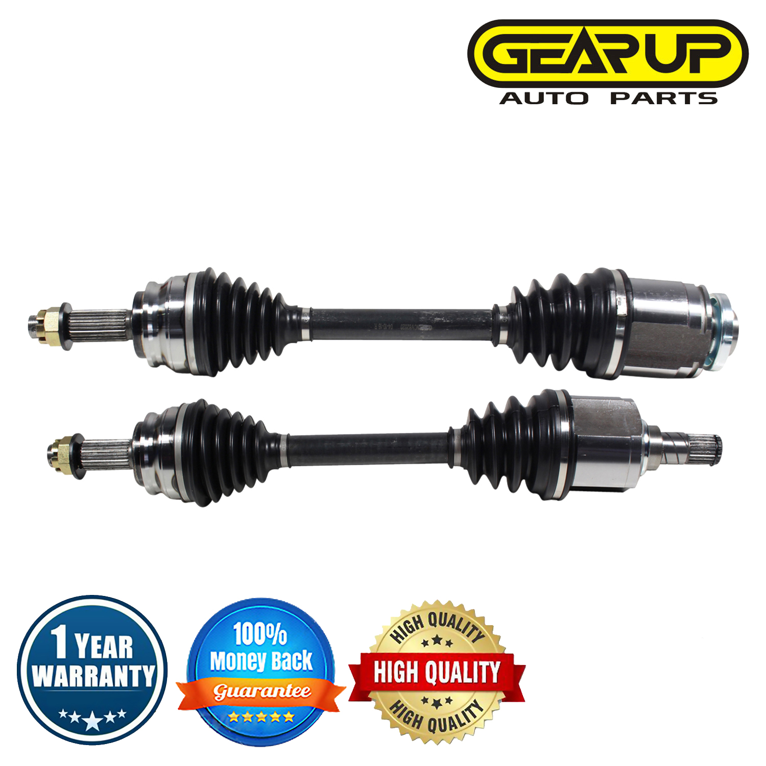 Pair Front CV Axle Joint Assembly For Toyota Camry Standard Trans 2.4L I4 02-06