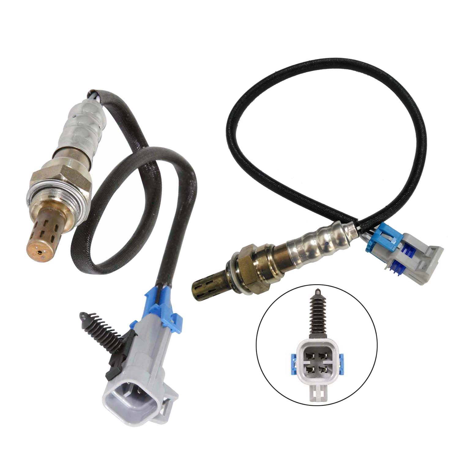 2Pcs Upstream Downstream O2 Oxygen Sensor For Toyota Pickup L4 2.4L 1992