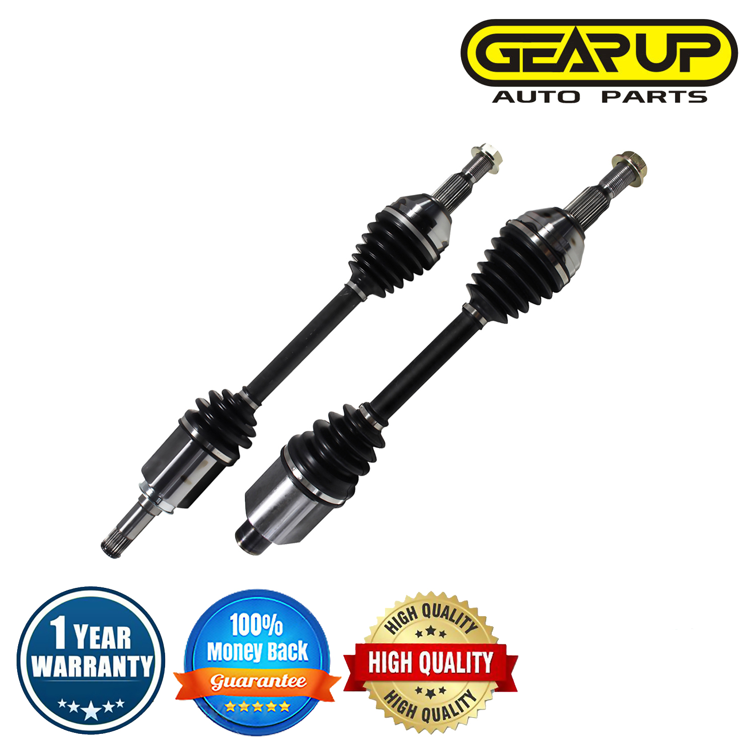 Front Pair CV Joint Axle Shaft for GMC ACADIA 07-13