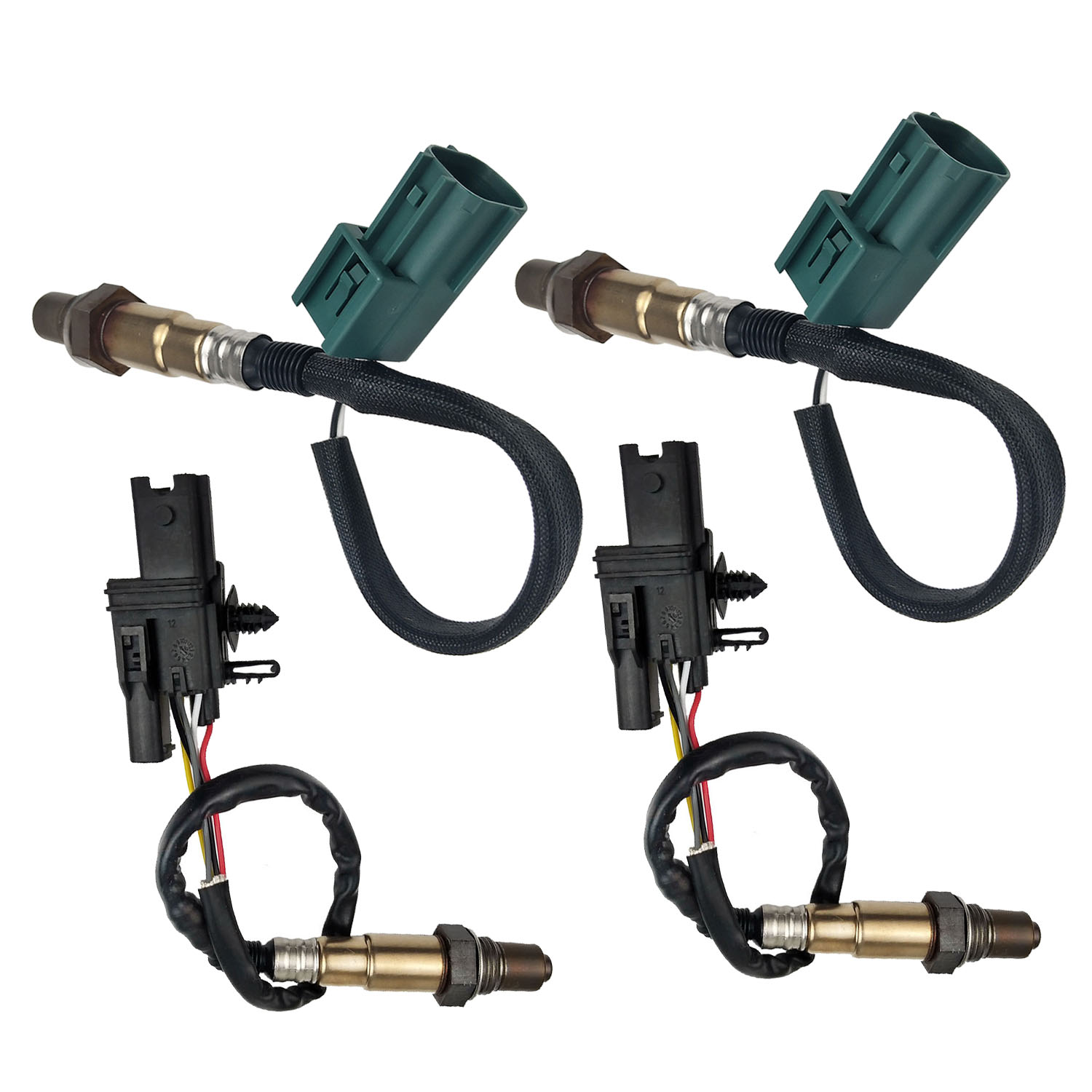 thumbnail image 2 of 4pc Oxygen Sensor Kit Upstream & Downstream Fit Nissan Titan Armada 5.6L V8 2 of 4