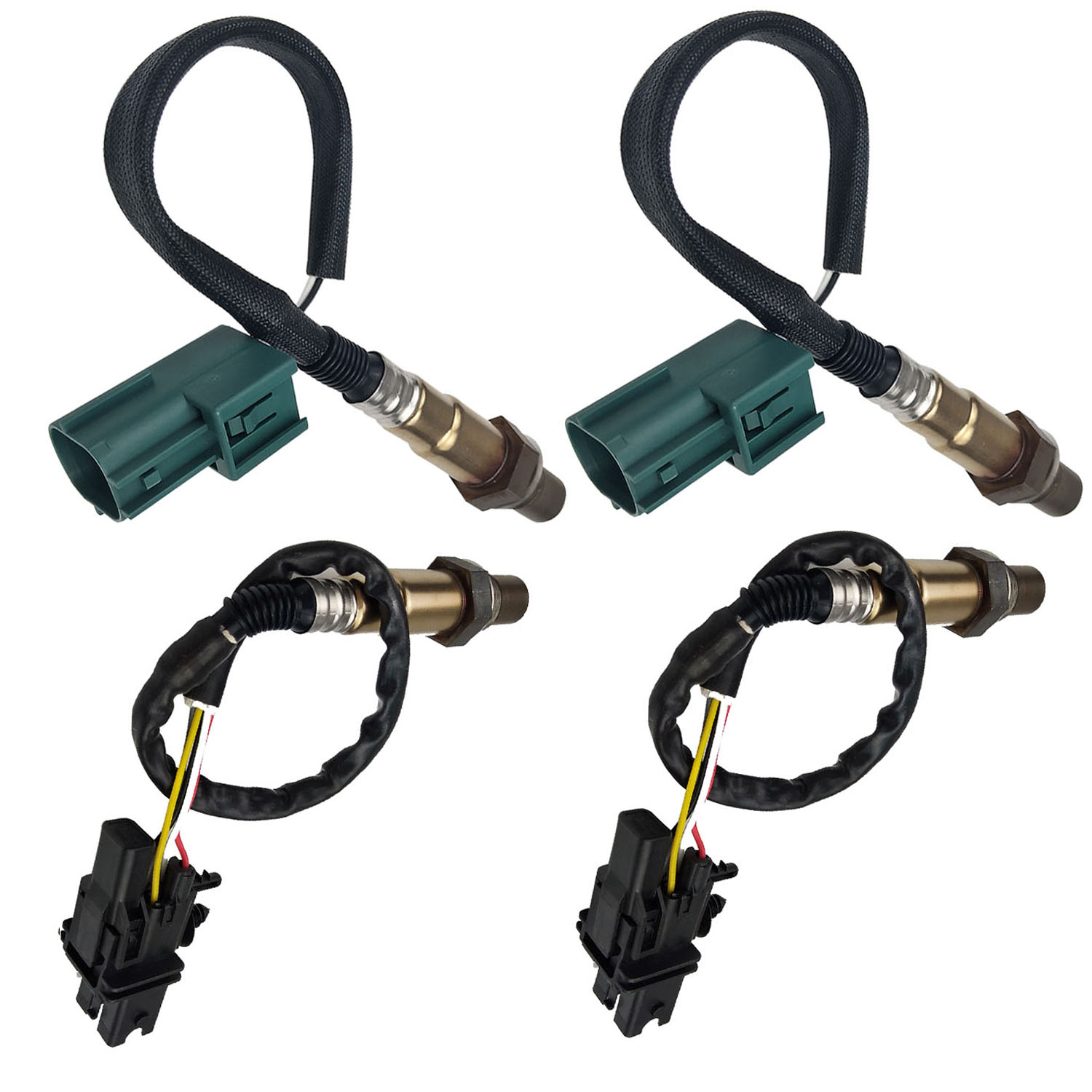 4Pcs Air Fuel Ratio O2 Oxygen Sensor Up /& Down For Infiniti Nissan Titan 5.6L