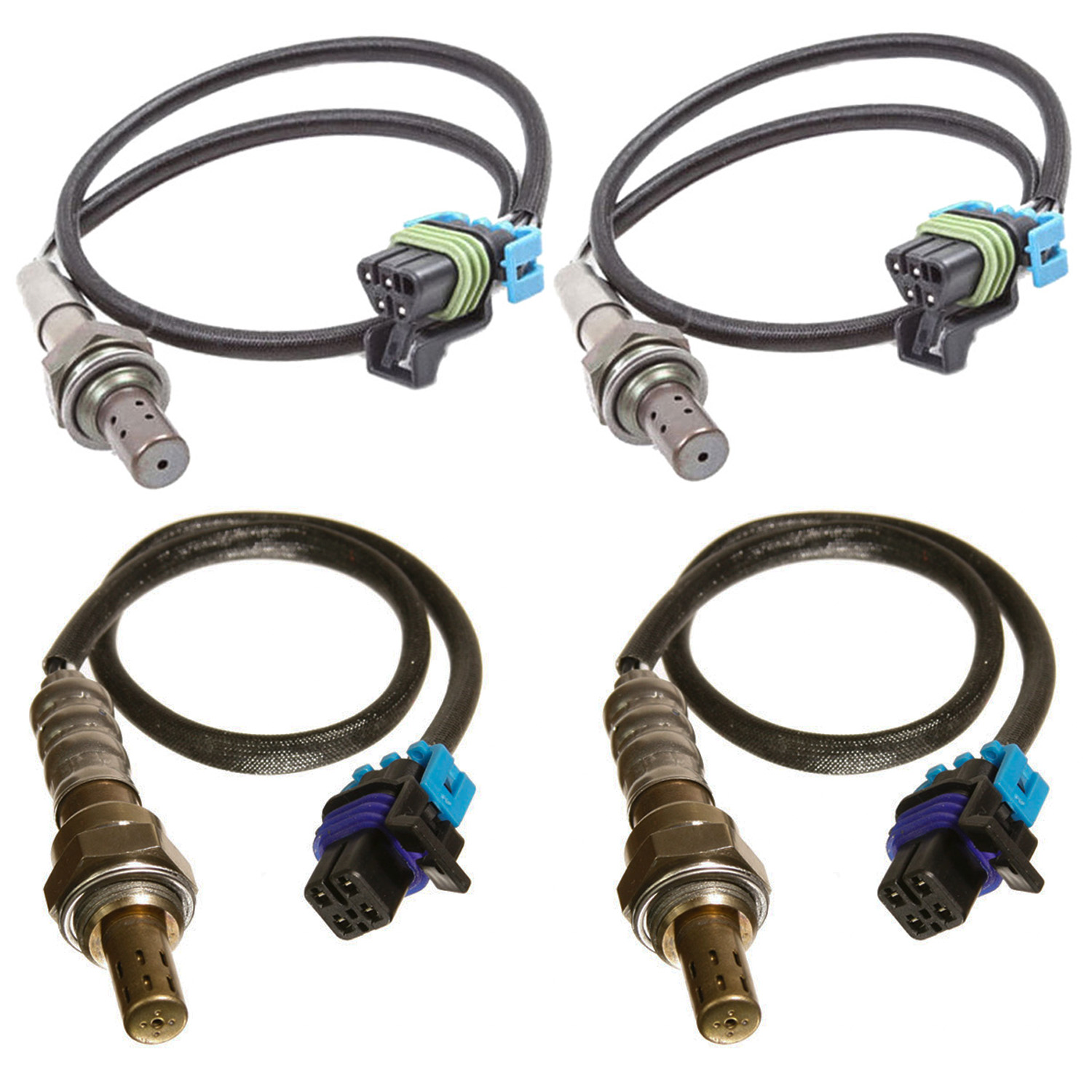 4PCS Oxygen O2 Sensor Up//Downstream fit for 2003-2006 Chevrolet Silverado 1500
