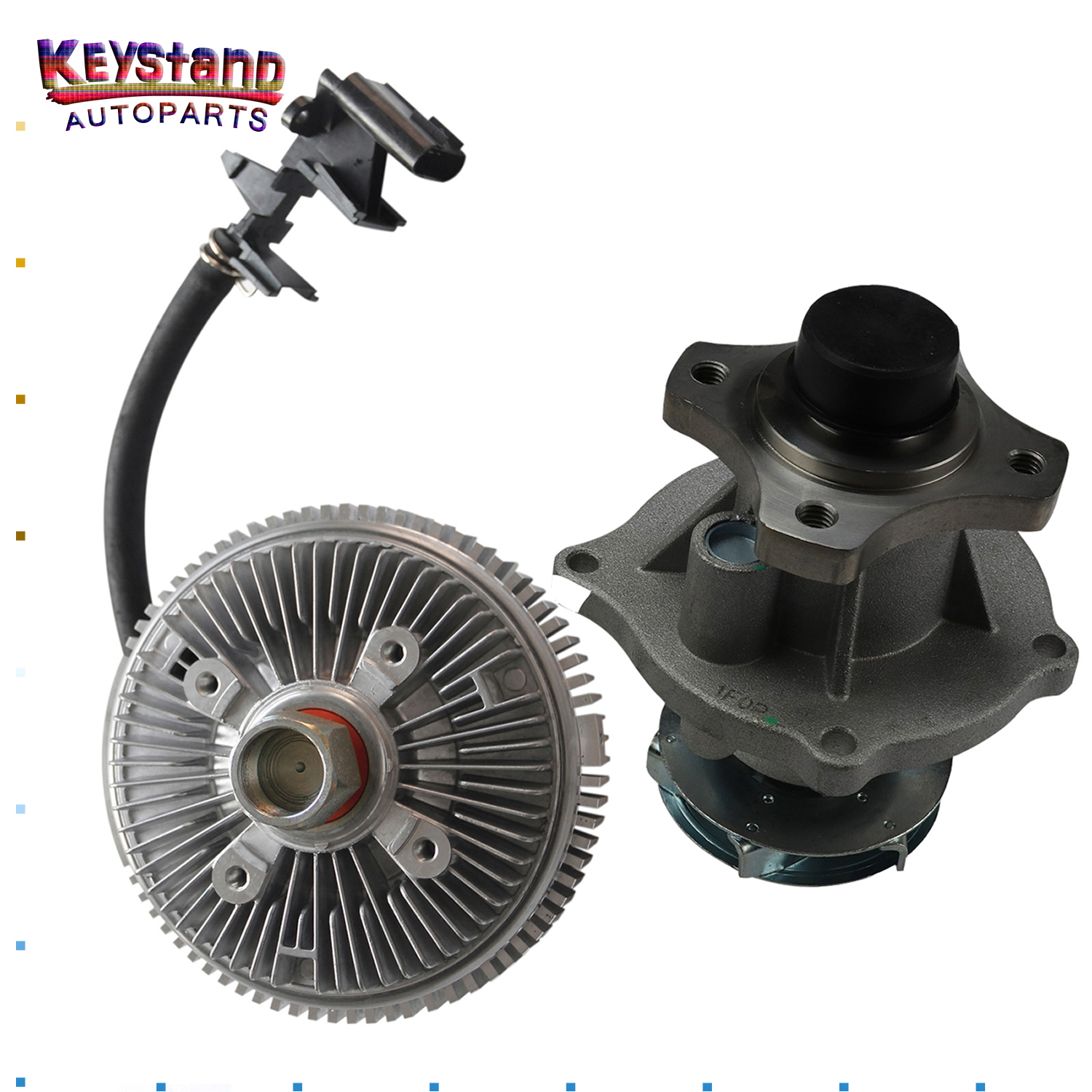 Cooling Water Pump Fan Clutch Fit Chevrolet Trailblazer Gmc Envoy L6 42l 53l Ebay