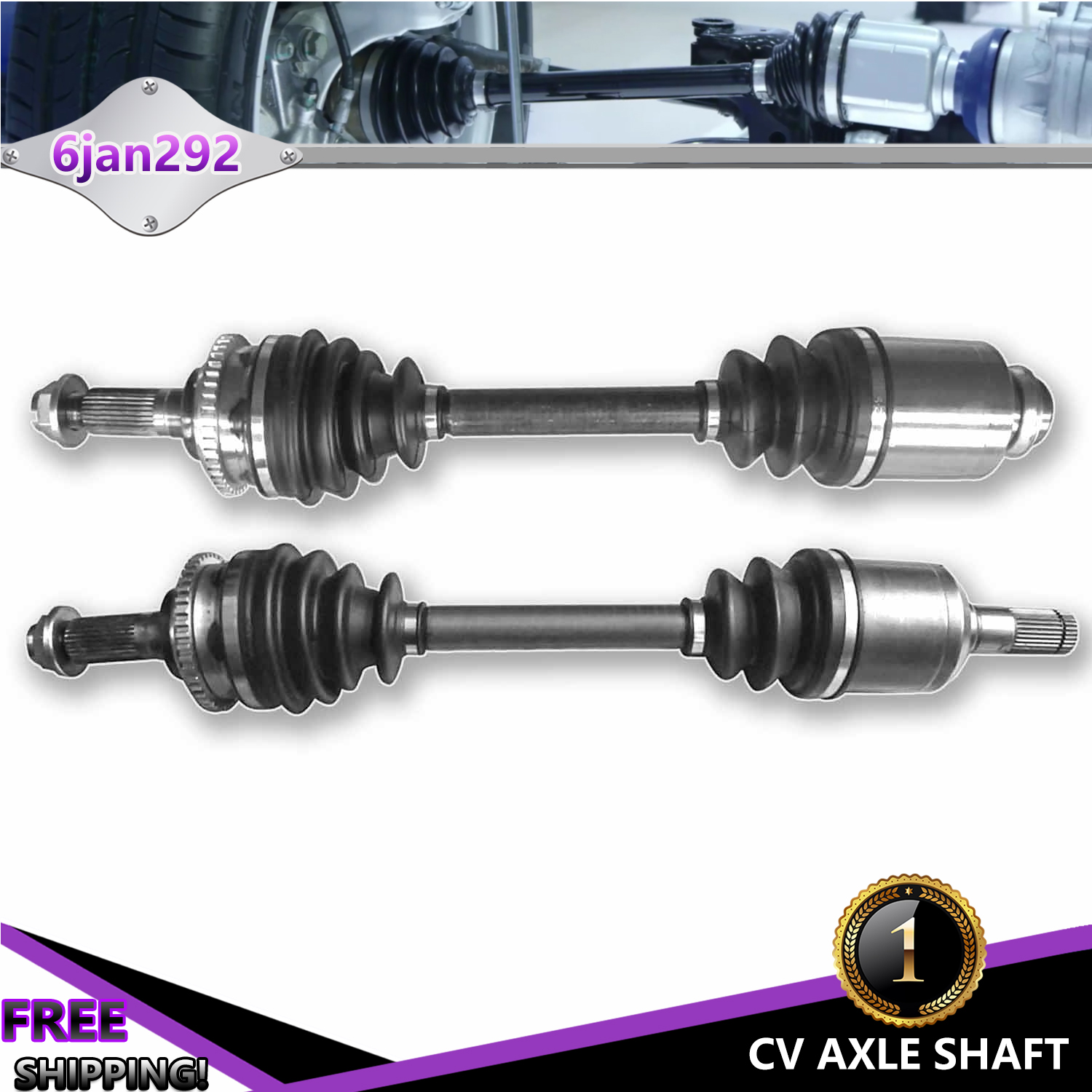 Front CV Axle Kit Joint Left Right fit Mazda 6 Standard Trans 3.0L 03