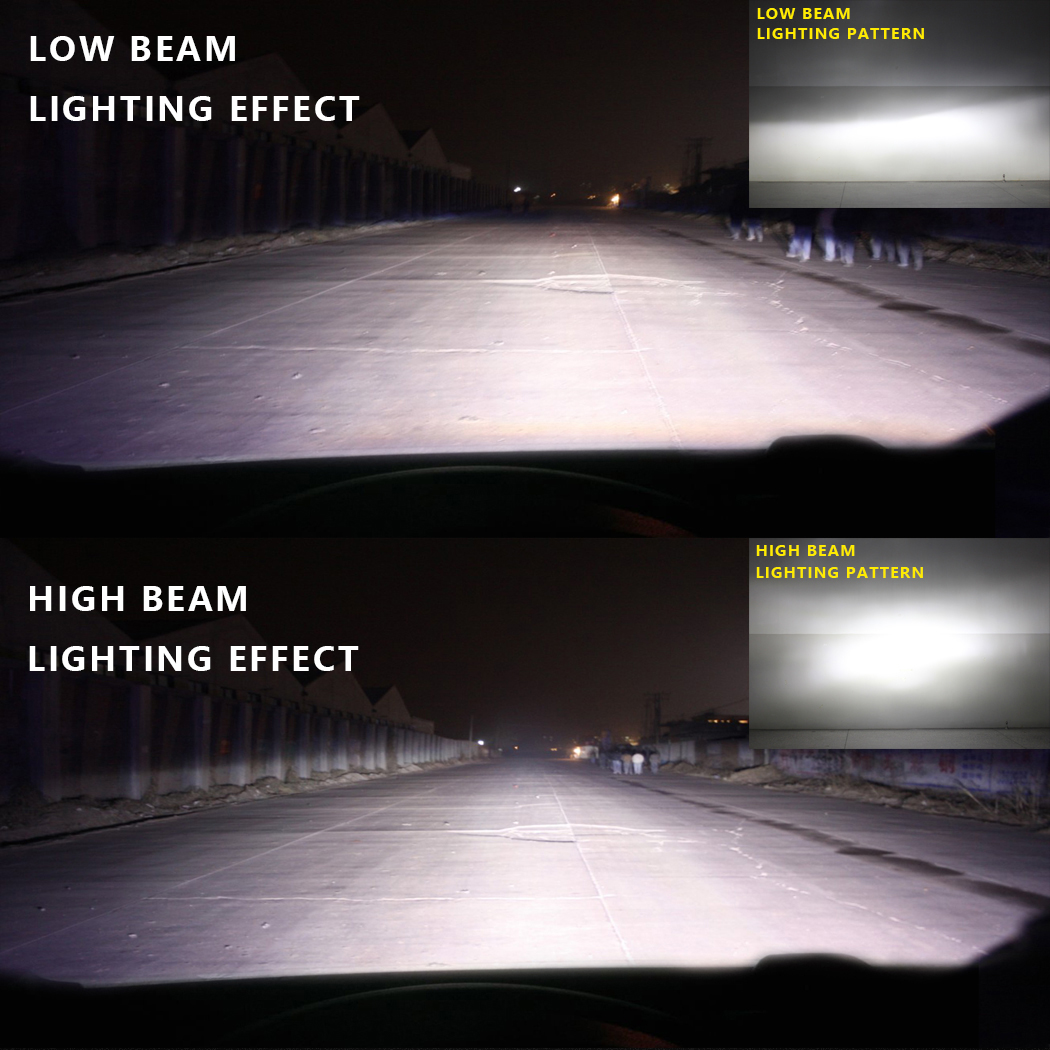 NIGHTEYE H7 LED Headlight Light Bulbs Auto Car Driving Lamp 50W 8000LM 6500K