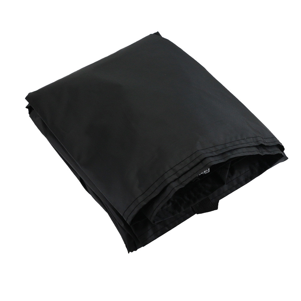 Fahrradabdeckung 210x105cm Schwarz Silber Abdeckplane Für bis 2 Fahhräder Haube