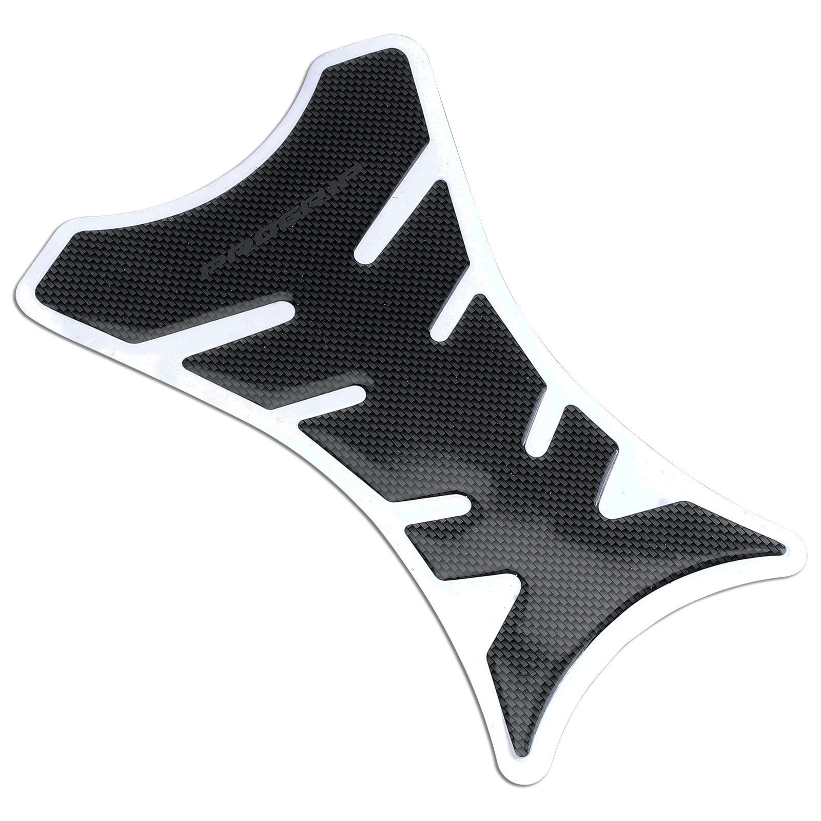 Noir/Argent Tankpad Sticker Protection de Reservoir Moto Autocollant en