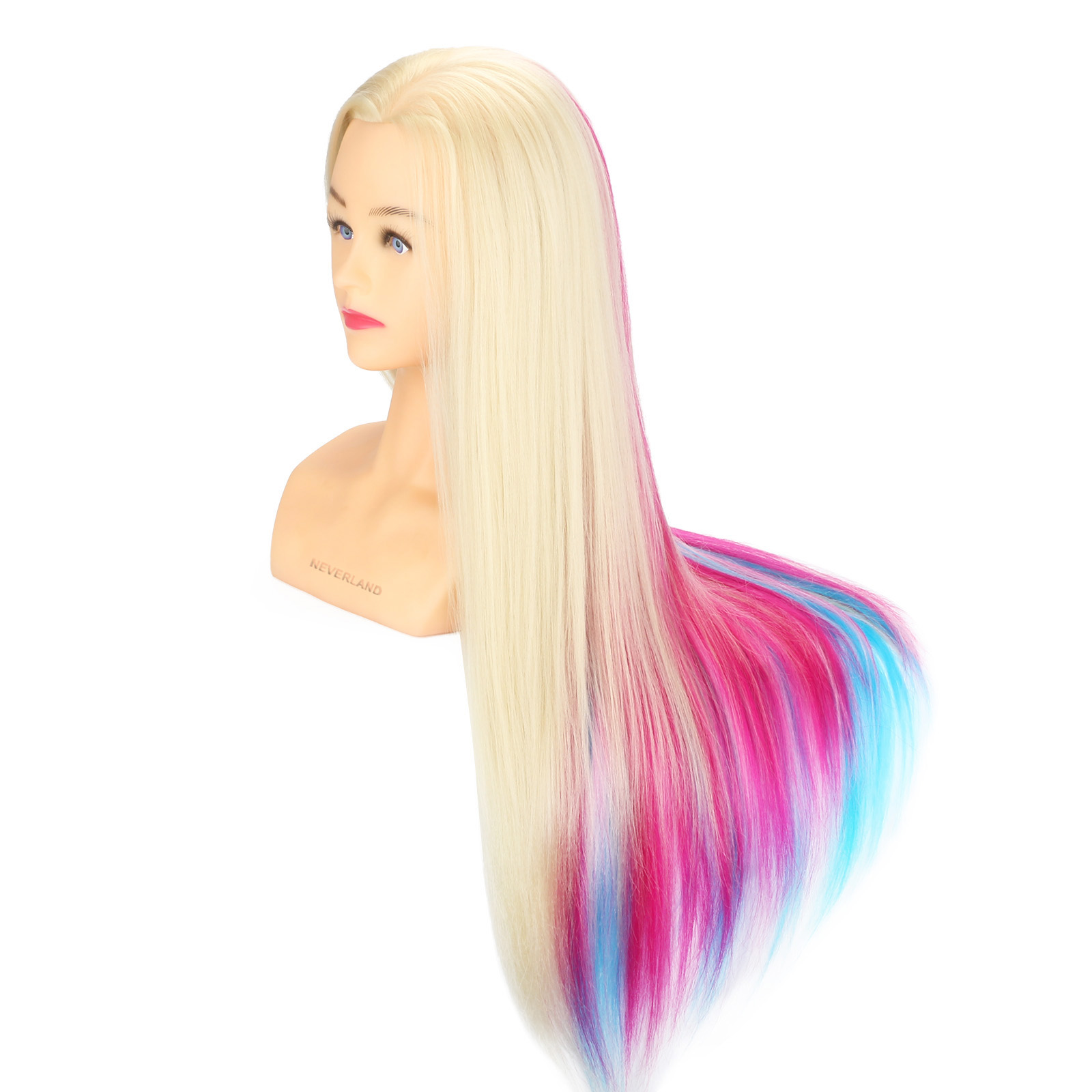 26''28" Colorful Hairdressing Long Hair Styling Mannequin Doll