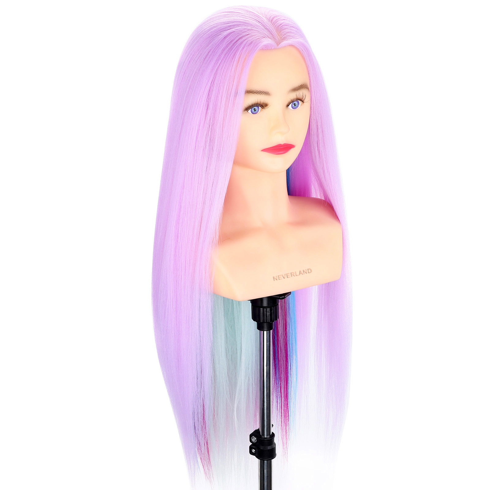 colorful hair mannequin