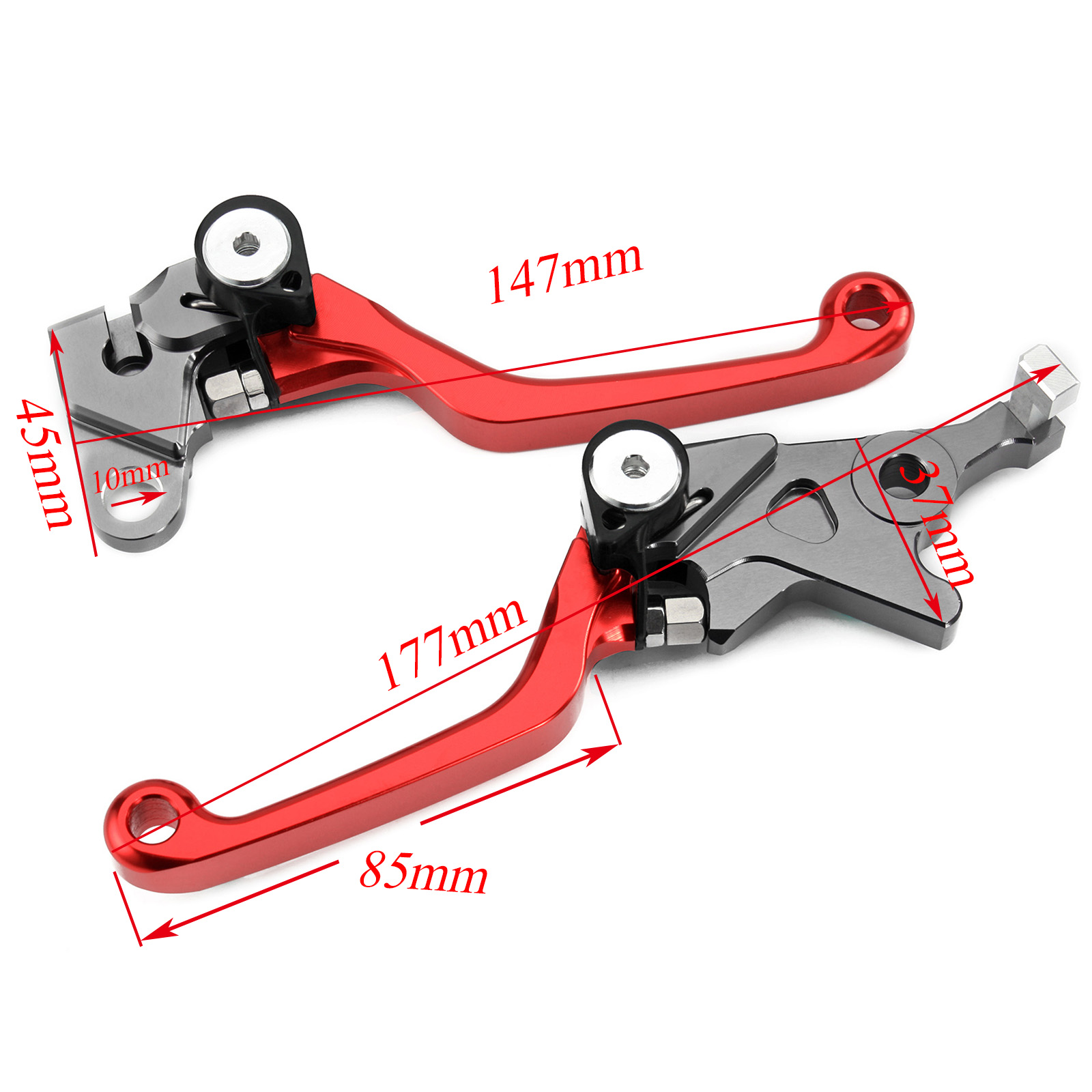 CNC Flexible Pivot Brake Clutch Levers For Dirt Bike Honda CRF250L/M