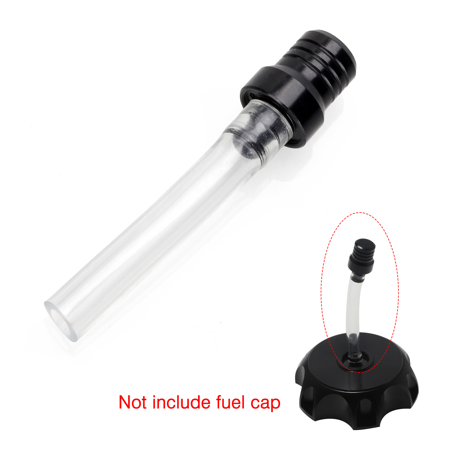 Motorcycle Gas Fuel Cap Valve Vent Breather Hose Tube Tank ...