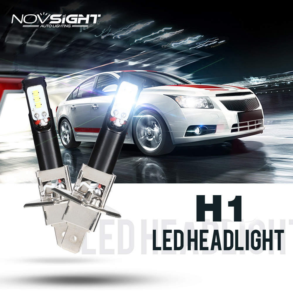 Nighteye 72W 9000LM H3 LED Headlight Kit Car Fog Light Replace Bulb DRL White