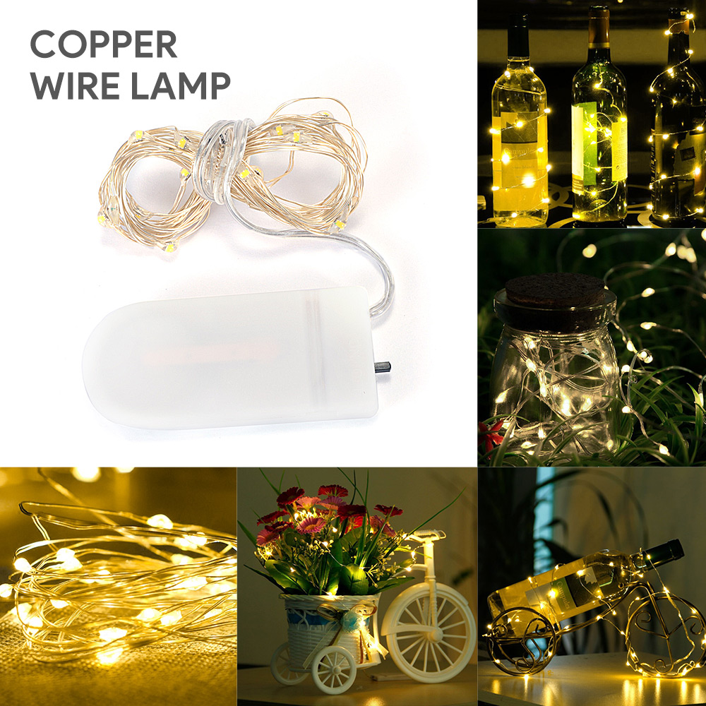 20 30 100 LED Fairy String Battery/USB Micro Rice Wire Lights Party Xmas Decor 