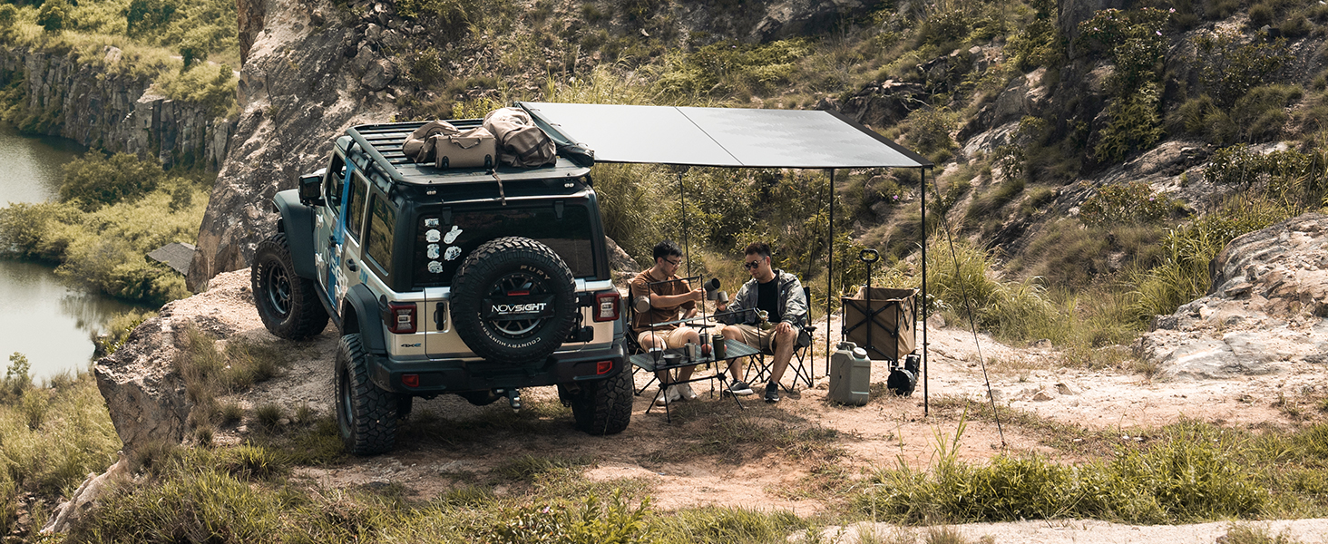 Novsight Car Side Awning Tent Anti UV Camping Overland Novsight Car Side Awning Tent Anti UV Camping Overland