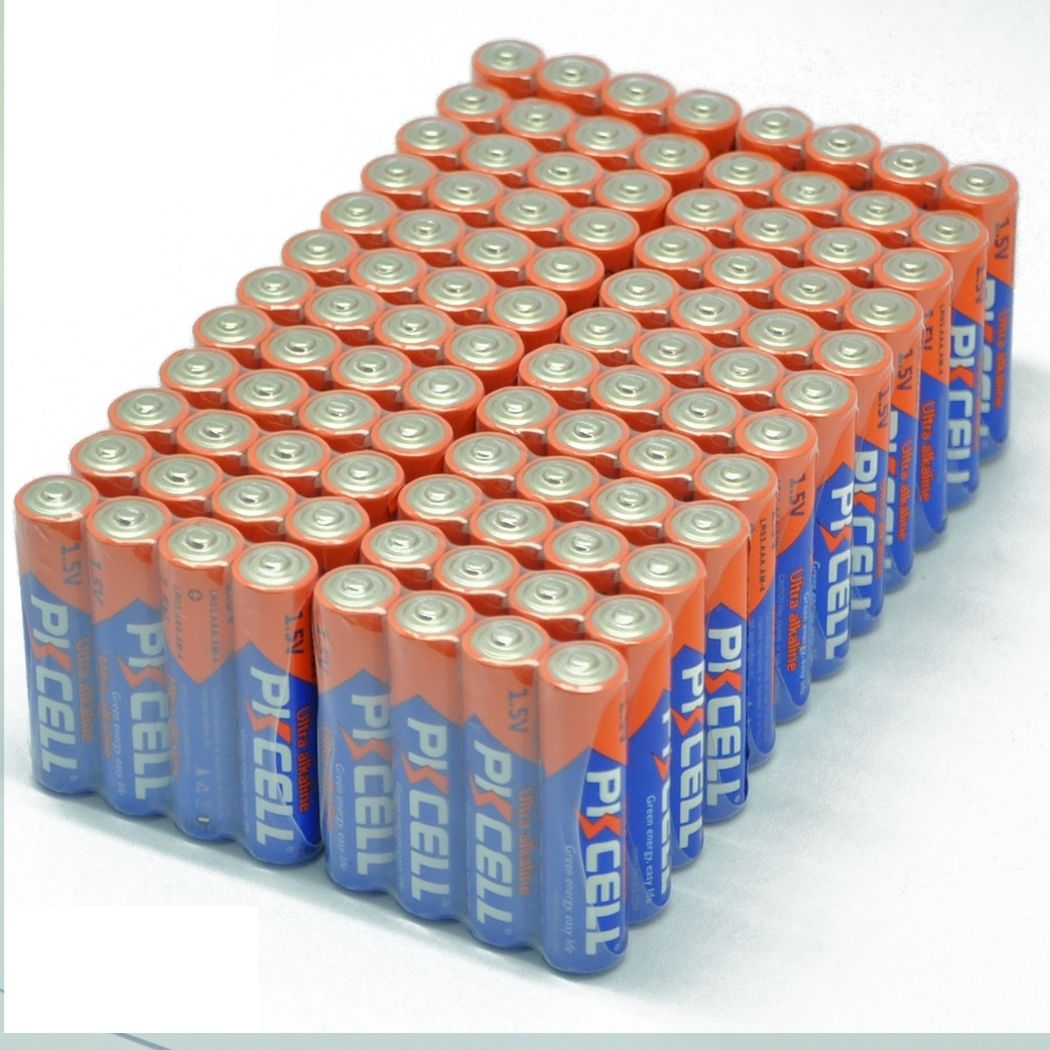 100Pcs AAA LR03 1.5V Industrial Alkaline Triple A Battery for Torches PKCELL eBay