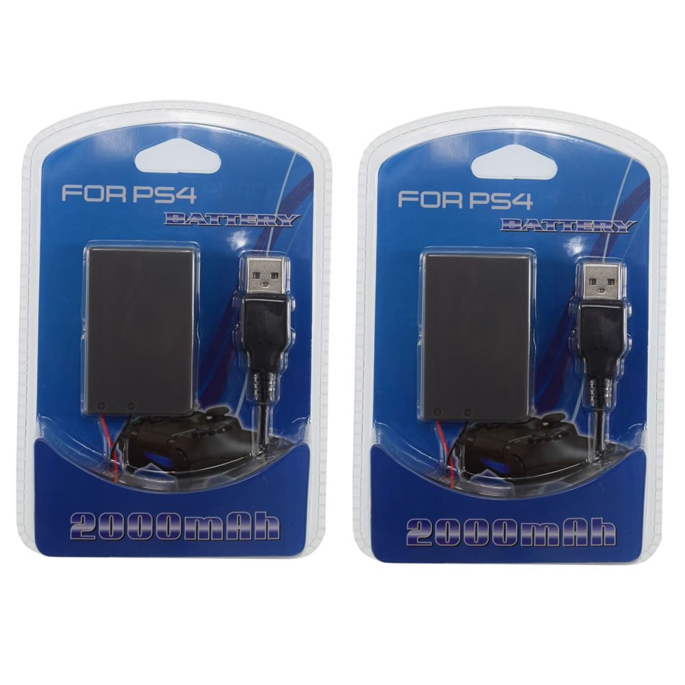 2 pack Rechargeable Battery For PS4 Dualshock 4 Controller LIP1522 3.65V 1st Gen