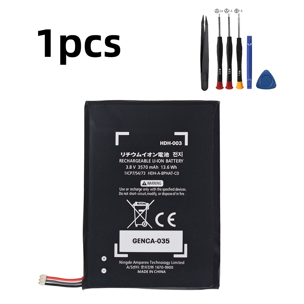 New HDH-003 Rechargeable Battery For Nintendo Switch Lite HDH-001 3570mAh+ Tools