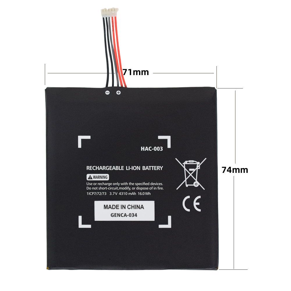 Replacement Battery for Nintendo Switch & Switch Oled HAC-003 4310mAh with Tools