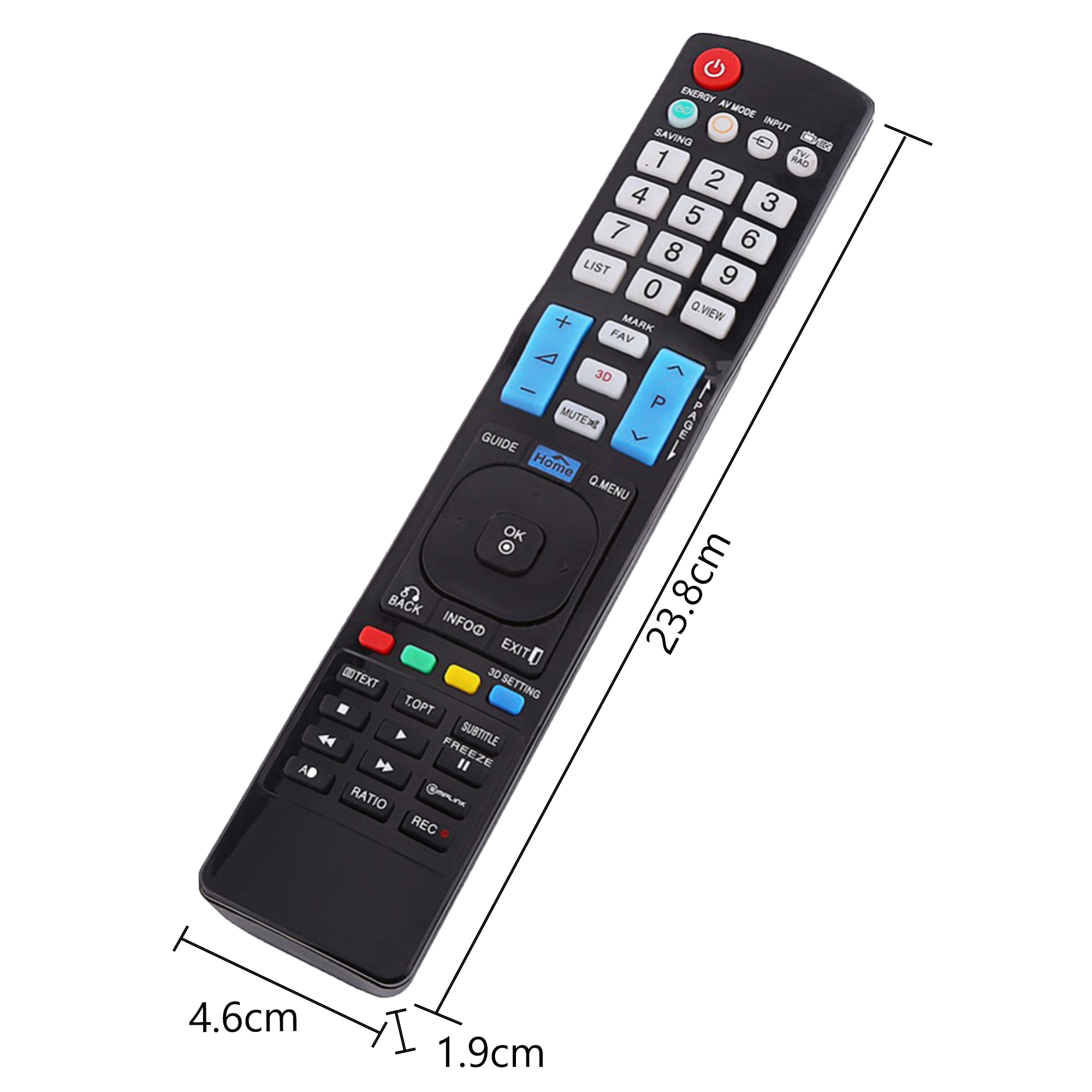 LG 3D TV Remote Control Replacement Smart HDTV LCD TV Controller NO ...