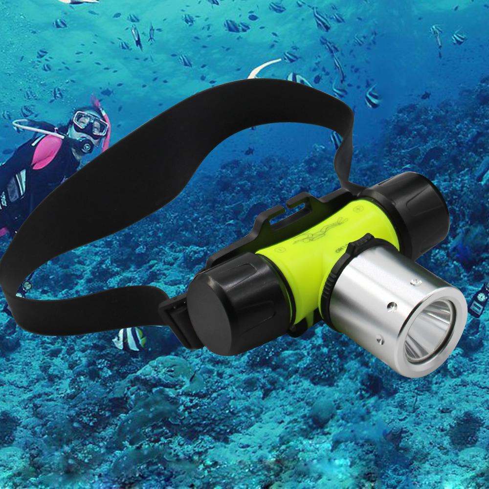 Battery 2000Lm XML T6 LED Swimming Diving Headlamp Waterproof