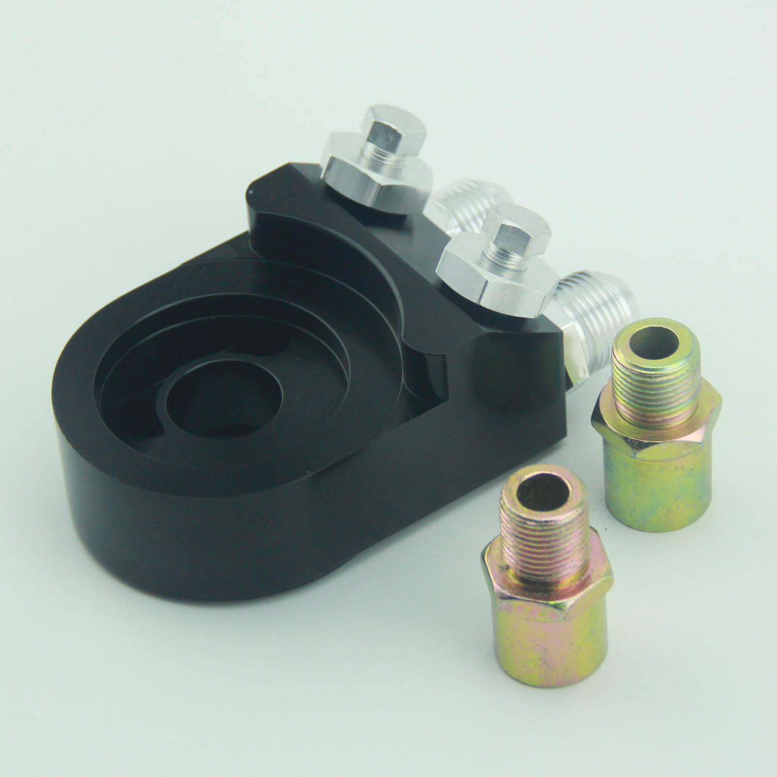 AN10 3/4"X16UNF M20x1.5 Oil Filter Cooler Sandwich Plate Adapter