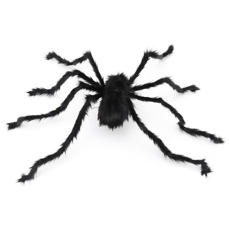 UK 5FT/150cm Black Spider Halloween Decoration Haunted House Prop ...